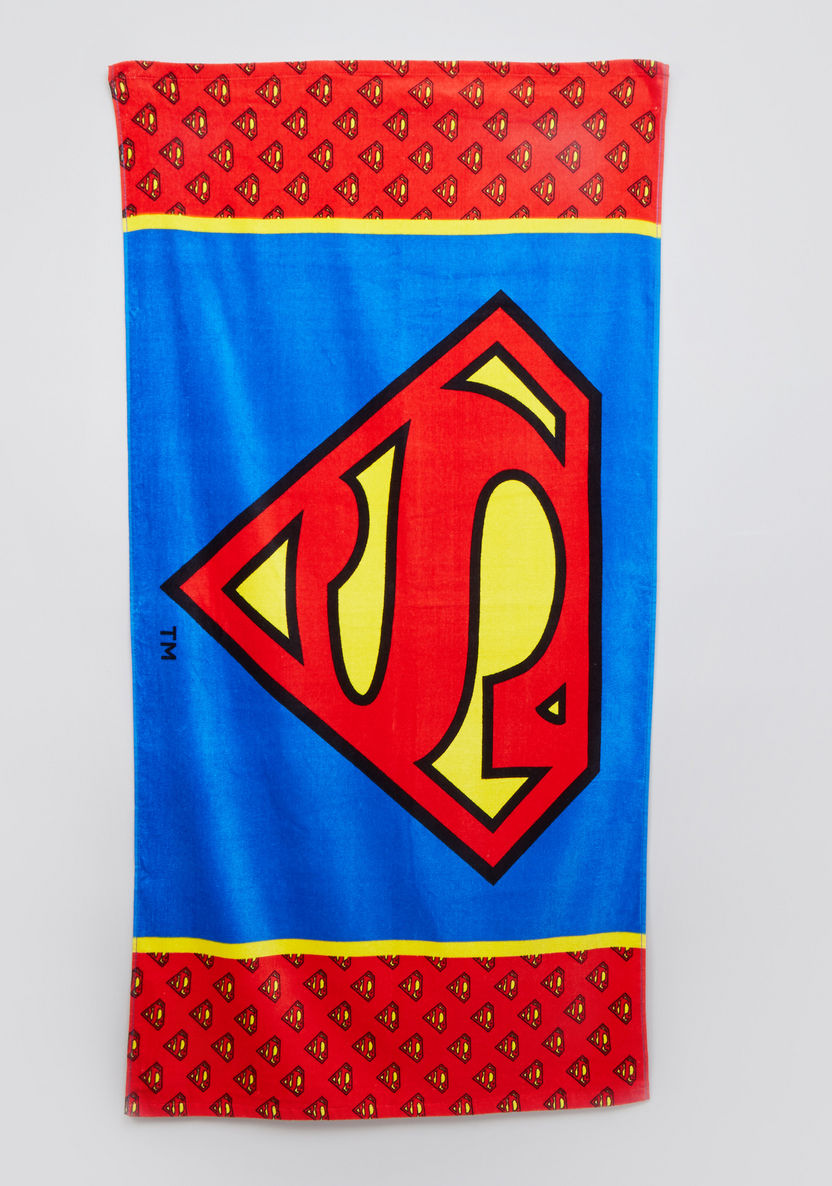 Superman Printed Beach Towel-Towels and Flannels-image-0