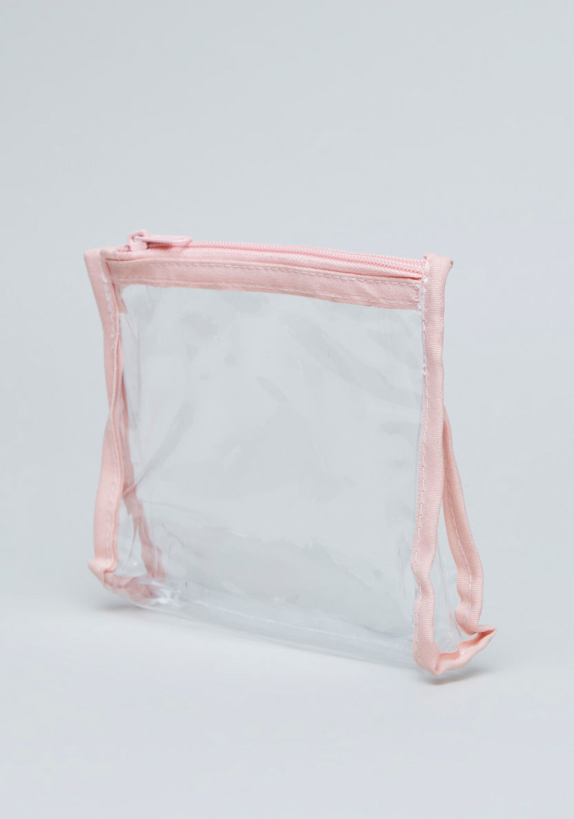 See-Through Travel Bag with Zip Closure-Bags and Backpacks-image-0