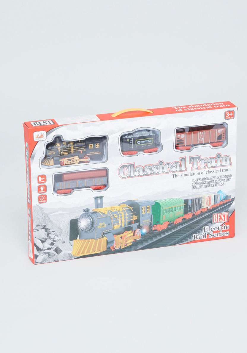 Classical Train Track Playset-Scooters and Vehicles-image-0