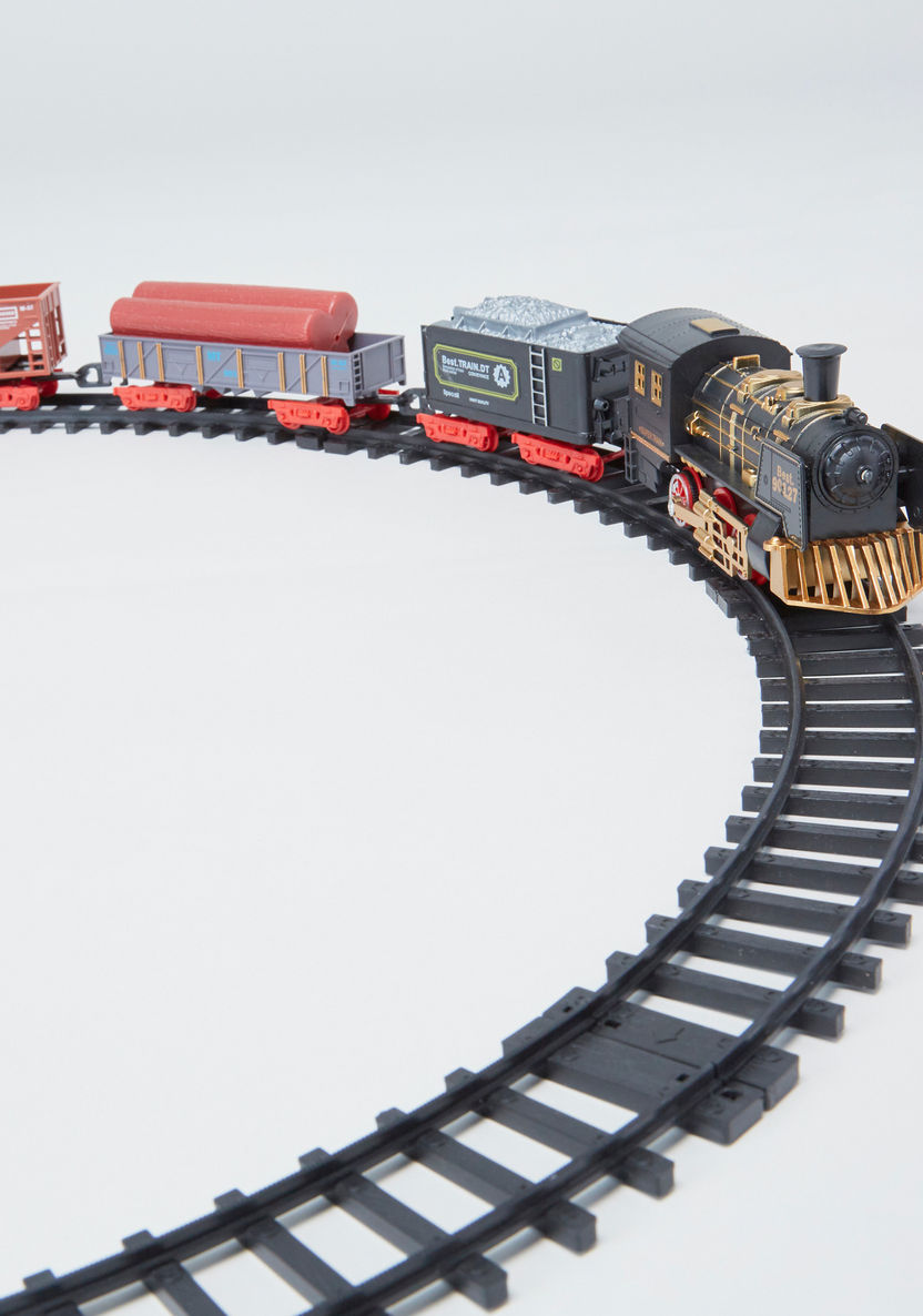 Classical Train Track Playset-Scooters and Vehicles-image-4