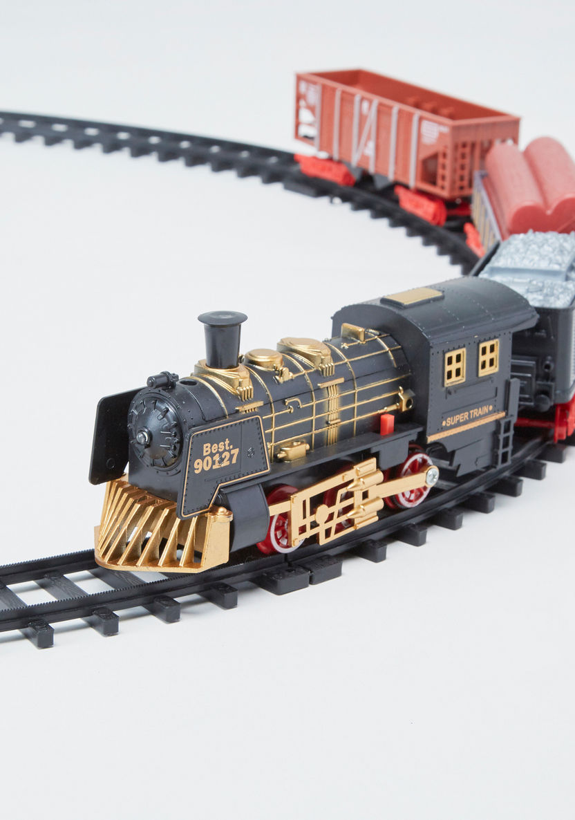 Classical Train Track Playset-Scooters and Vehicles-image-5
