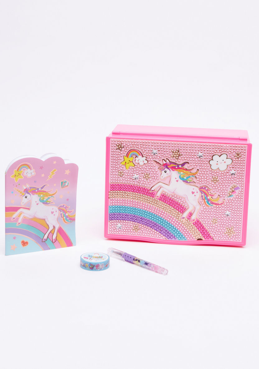 Hot Focus Studded Pop-Open Trinket Box with Stationery-Role Play Toys-image-0