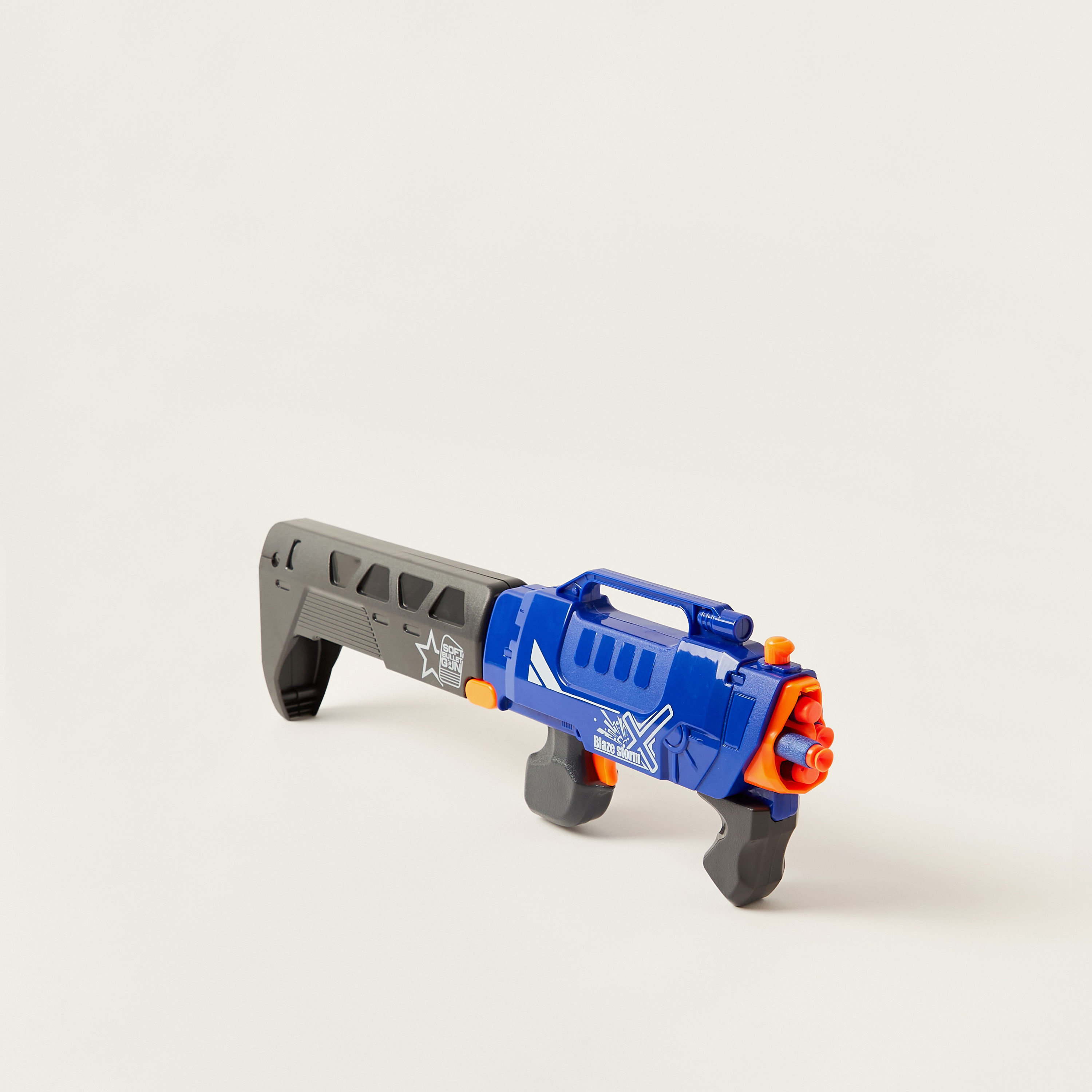 Blaze Storm Manual Soft Dart Gun with 20-Piece Dart Bullets-toys-outdoor-gunsandfoamblasters-image-2