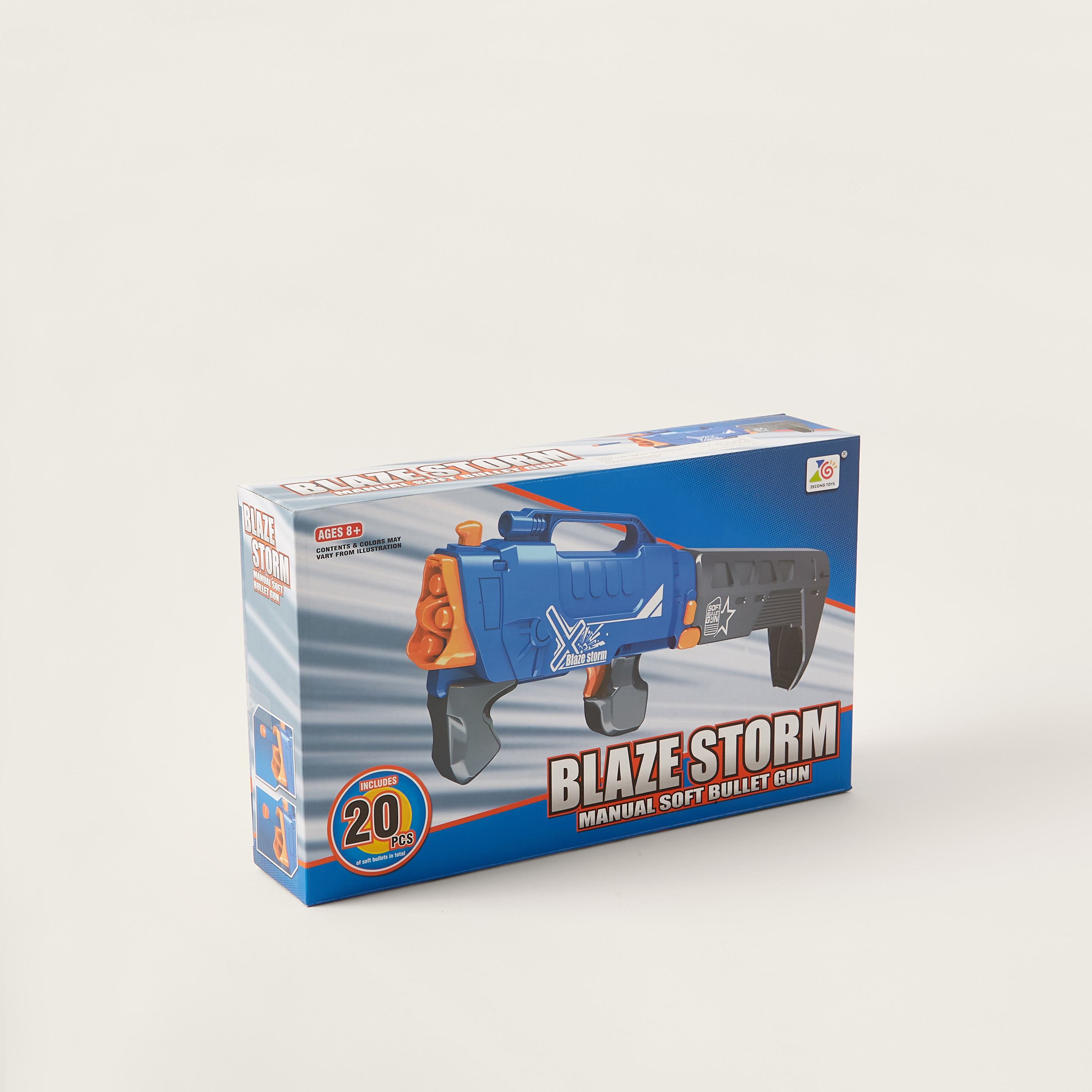 Blaze Storm Manual Soft Dart Gun with 20-Piece Dart Bullets-toys-outdoor-gunsandfoamblasters-image-6
