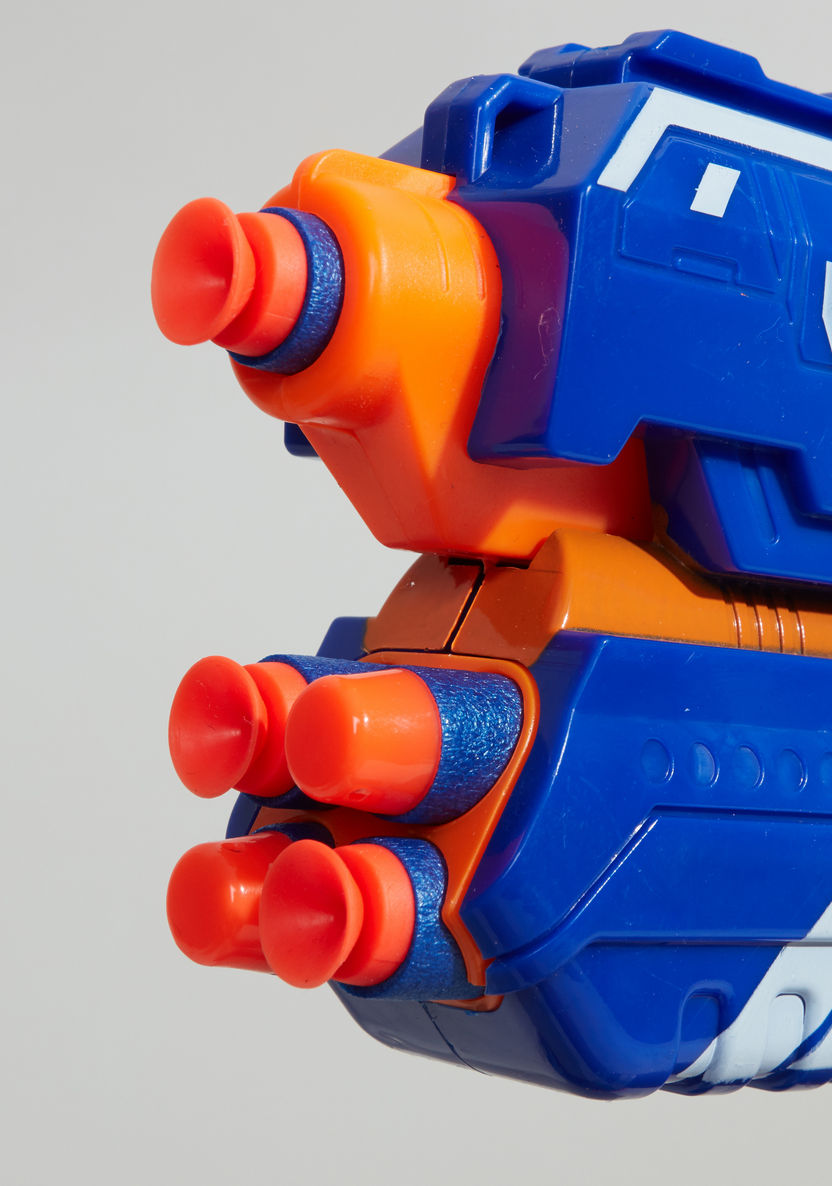 Blaze Storm Manual Operation Soft Dart Gun with 10-Piece Dart Bullets-Action Figures and Playsets-image-3