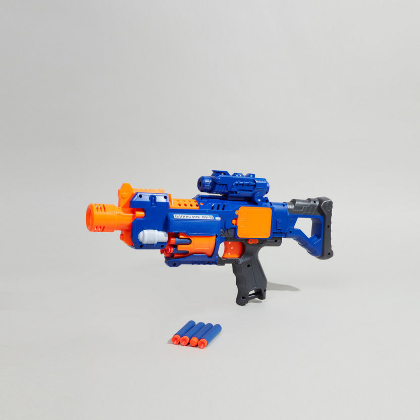 Blaze Storm Battery Operated Soft Dart Gun with 20-Piece Dart Bullets-Action Figures and Playsets-image-1