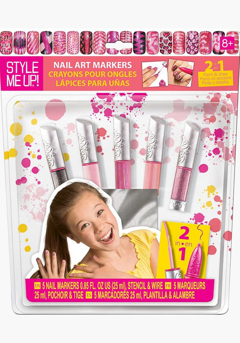 Style Me Up Nail Art Marker Set-Role Play-image-0