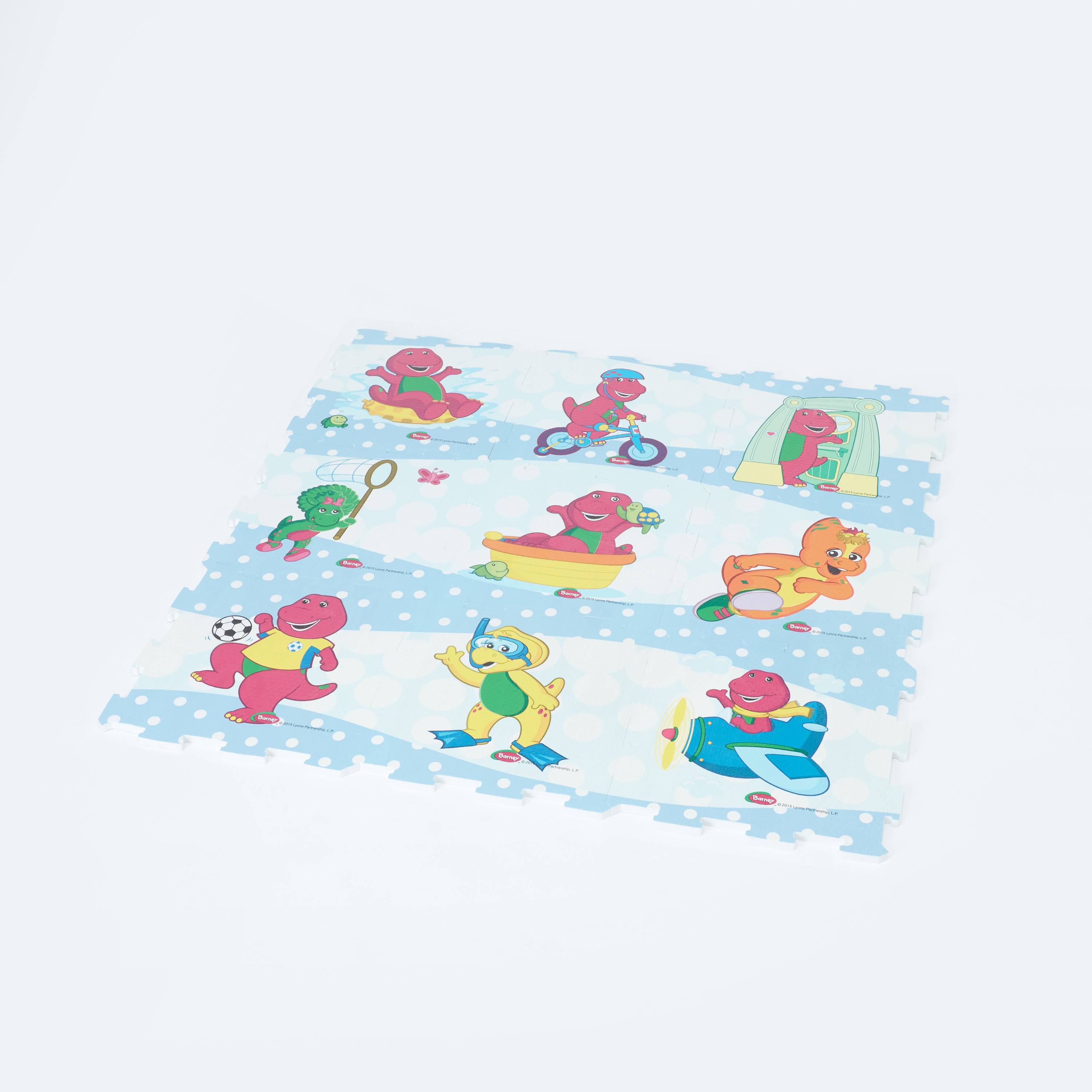 مجموعة ألعاب بارني بطبعات.-toys-babyandtoddlertoys-learningtoys-image-1
