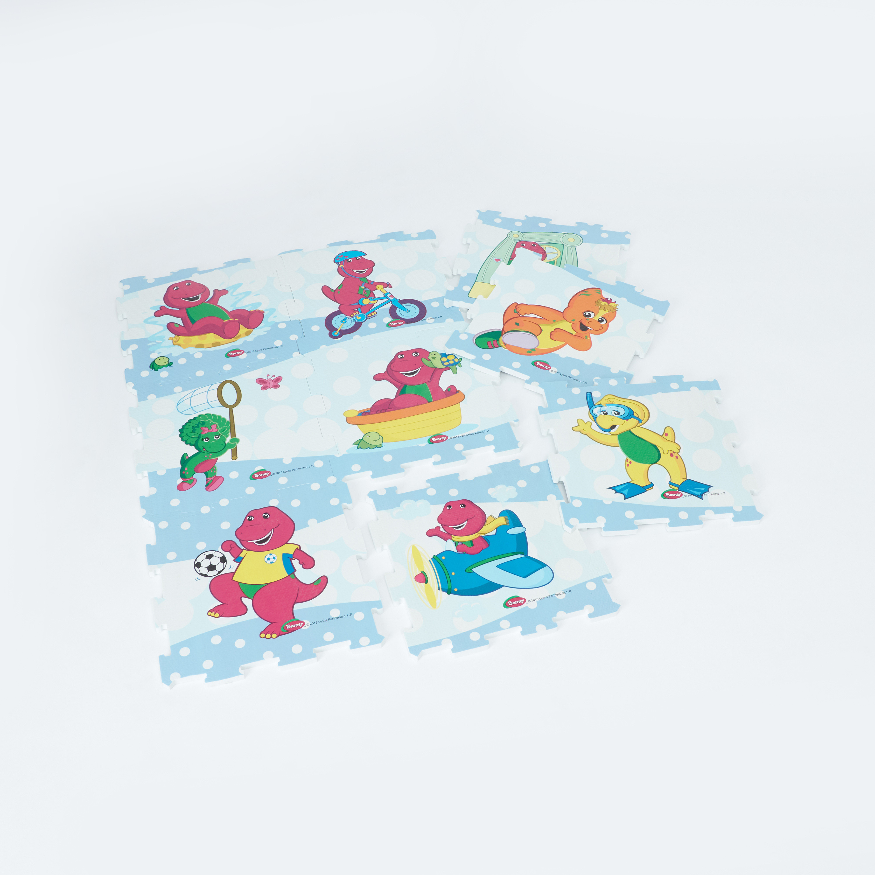 مجموعة ألعاب بارني بطبعات.-toys-babyandtoddlertoys-learningtoys-image-2