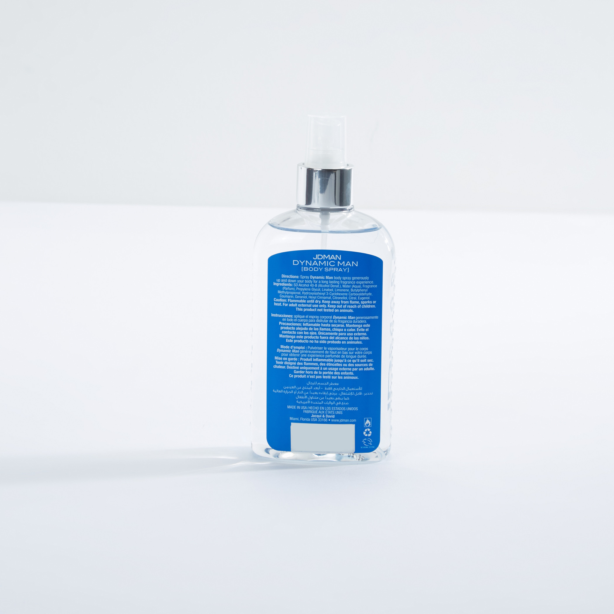 Jacqui & David Dynamic Man Body Spray - 236 ml-beautyandpersonalcare-fragrance-men-image-3