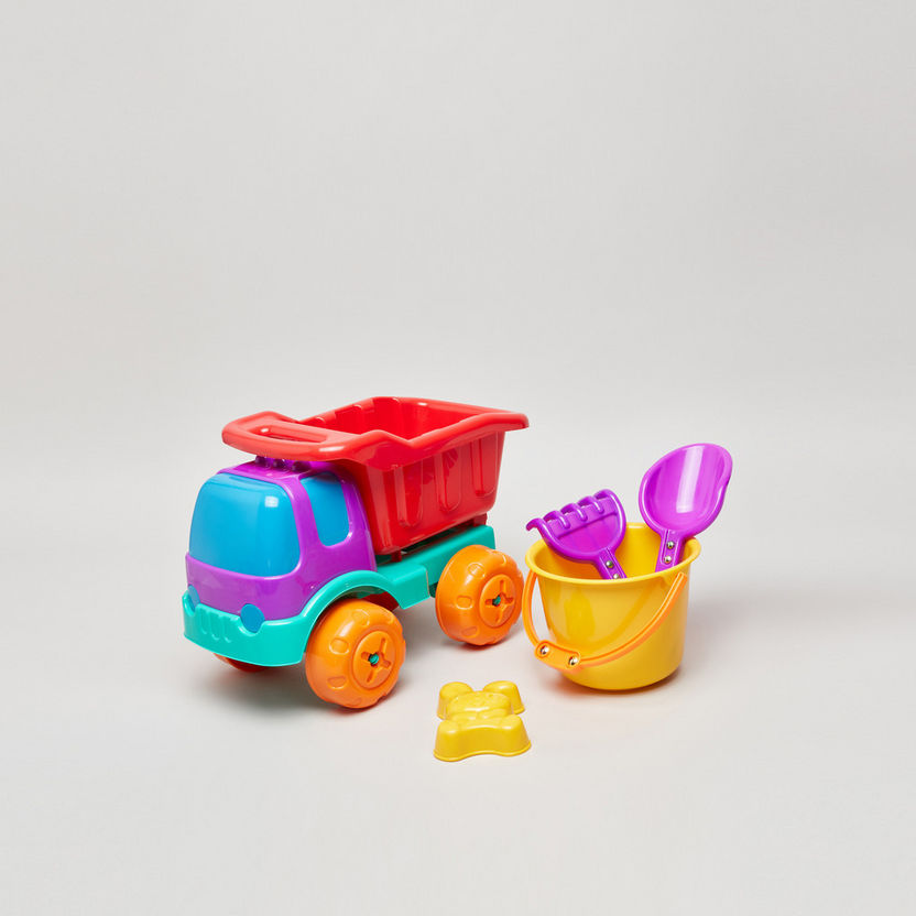 Juniors 5-Piece Dump Truck Play Set-Scooters and Vehicles-image-1