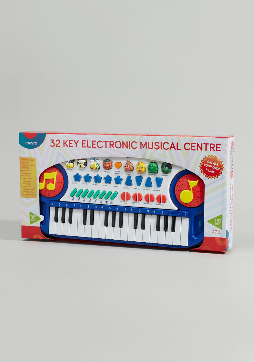 Juniors 32 Key Electronic Musical Centre Keyboard-Baby and Preschool-image-0