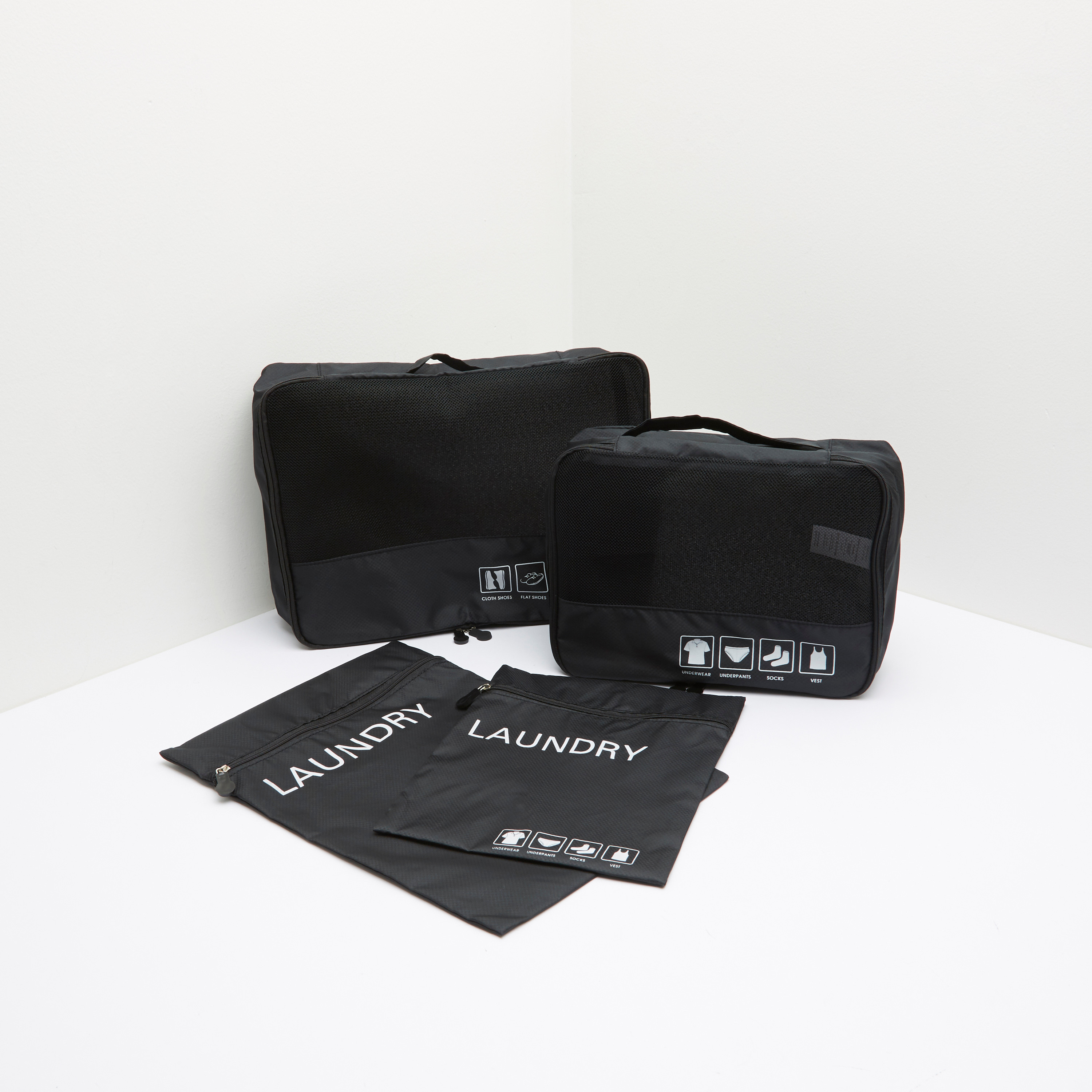 طقم تنظيم للسفر من 4 قطع بطبعات-travel-accessories-image-1