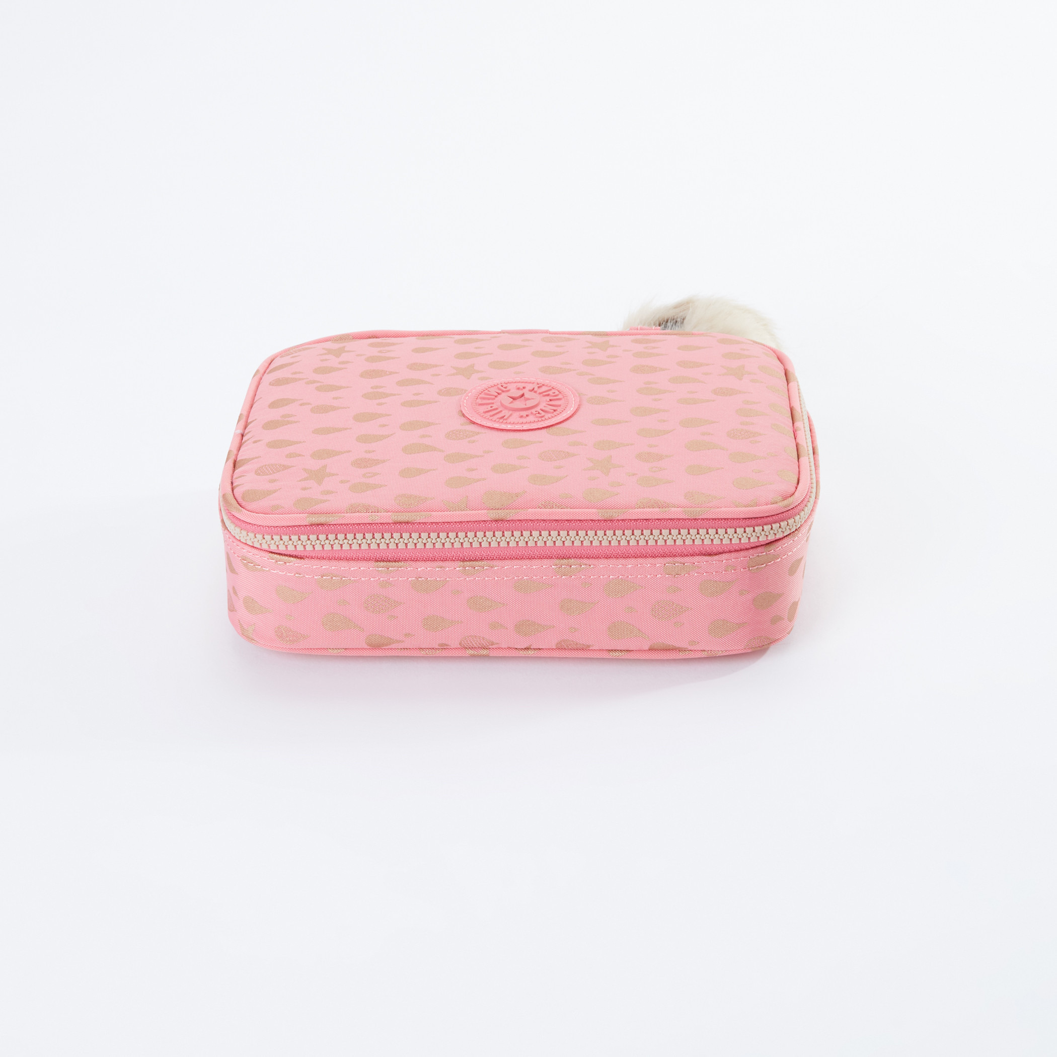 Kipling pink hot sale pencil case