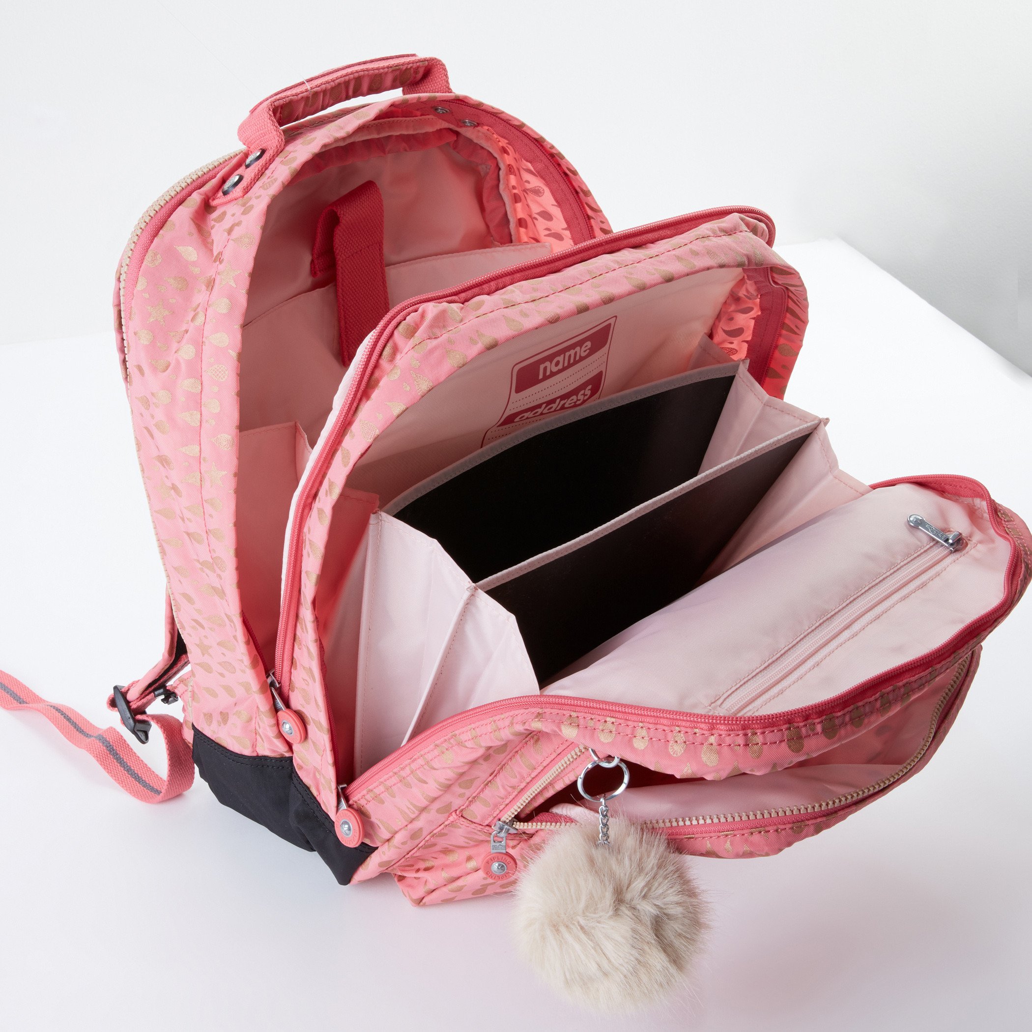 حقيبة ظهر بسحّاب إغلاق وحمّالات قابلة للتعديل وطبعات من كيبلينج-school-bagsandbackpacks-backpacks-image-5
