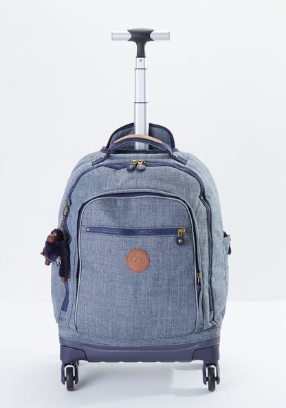 Embajada Monumental Convocar Buy Kipling Textured Trolley Backpack with Zip Closure Online for Kids |  Centrepoint Bahrain