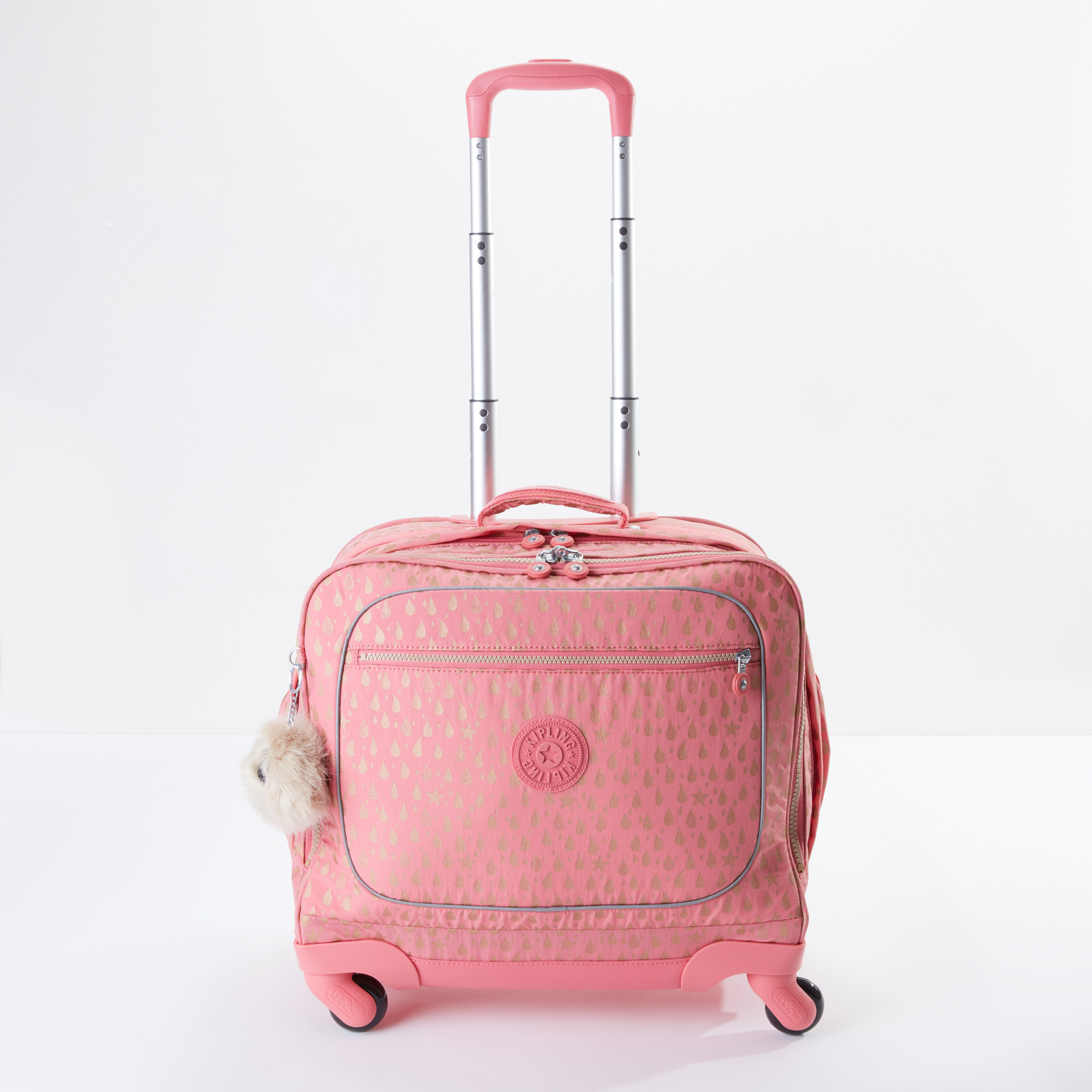 Kipling Printed Trolley Bag with Zip Closure