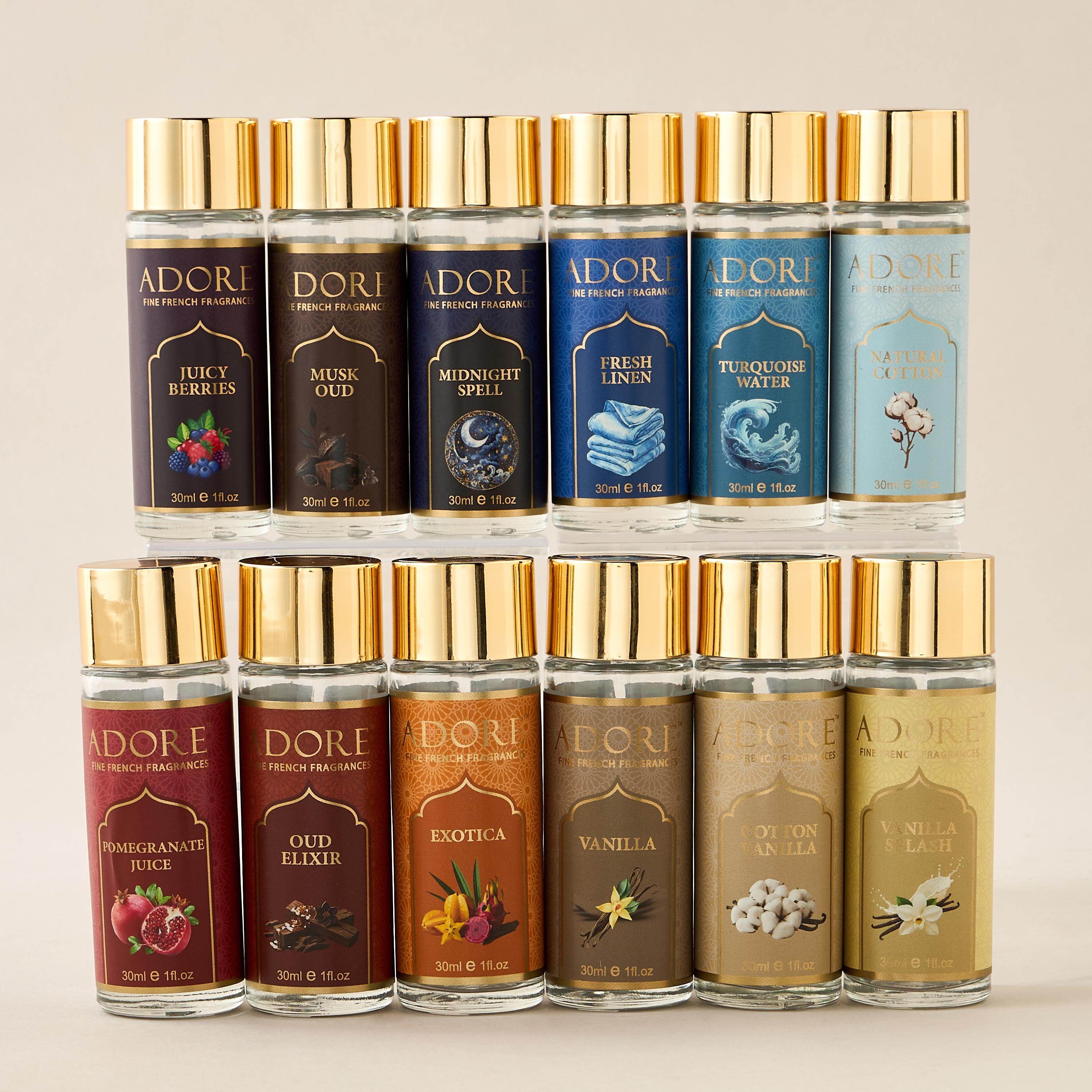 زيت عطري برائحة الفانيليا والخوخ من أدور - 30 مل-household-homefragrance-fragranceoilsandessence-image-5