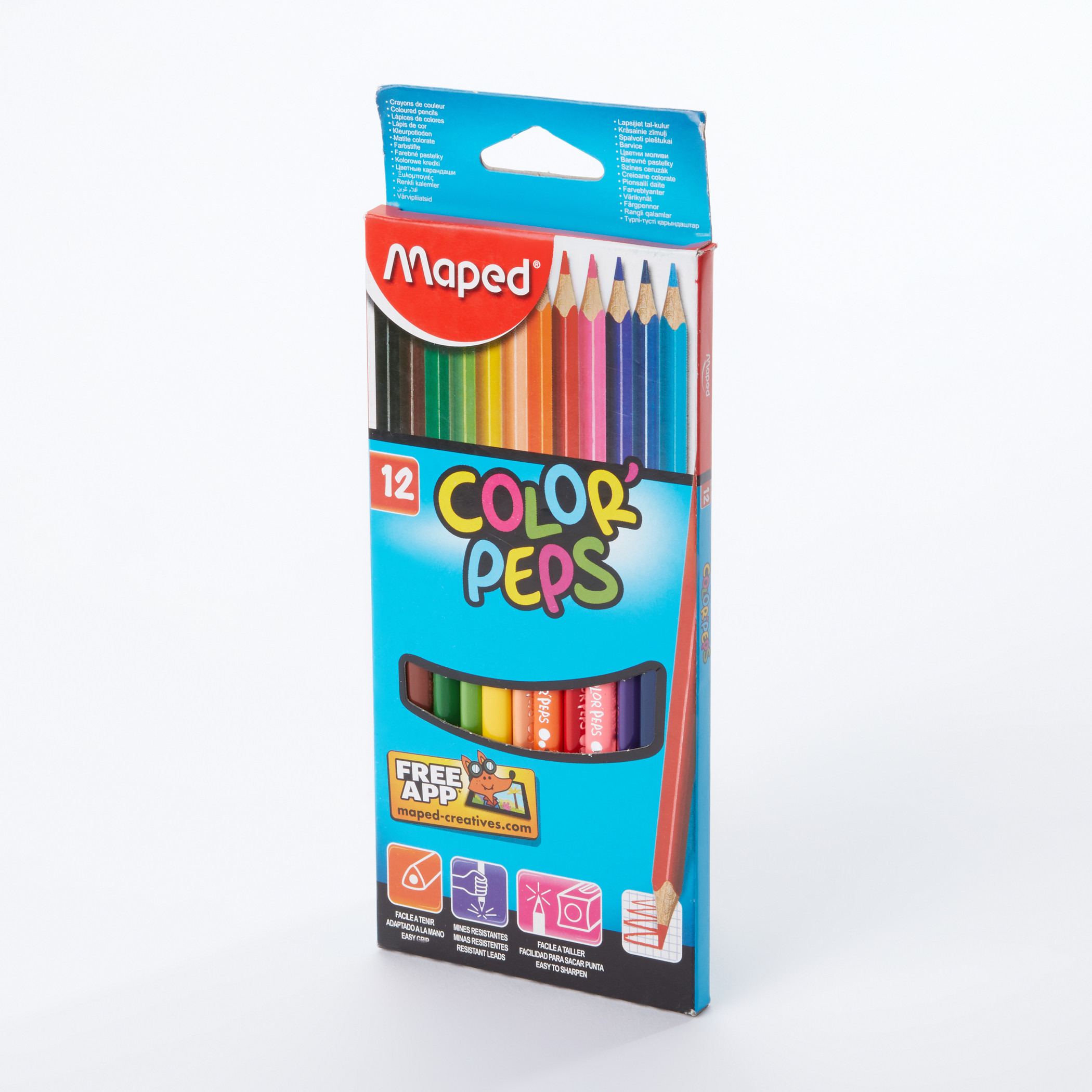 طقم تلوين من 12 قطعة من مابد-school-stationery-pensandpencils-image-1
