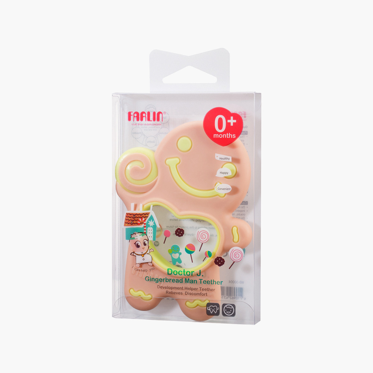 FARLIN Gingerbread Man Pacifier-baby-feeding-feedingbottles-bottlesandteats-image-2