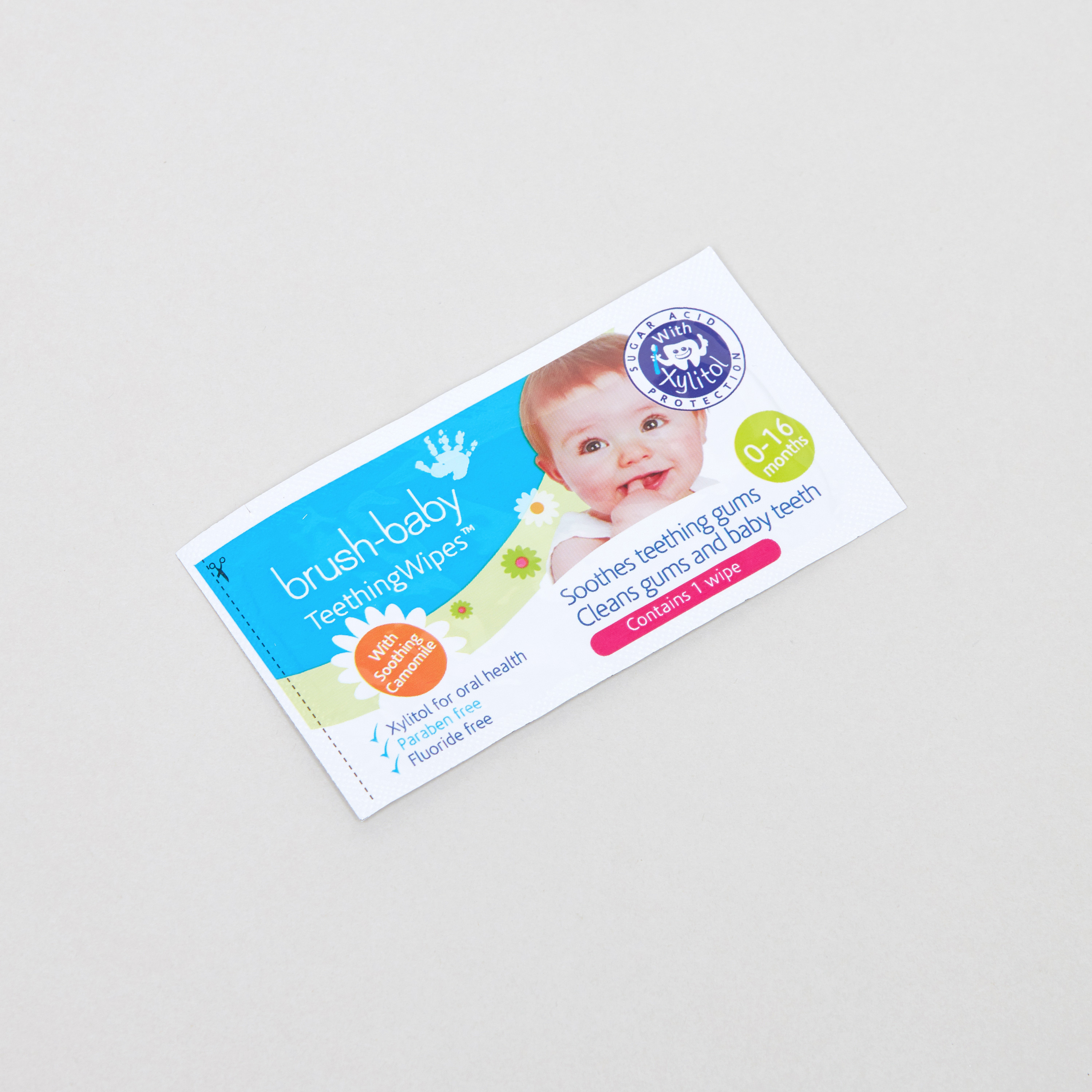Brush Baby Teething Wipes - Set of 20-baby-bathandcare-wipes-image-2