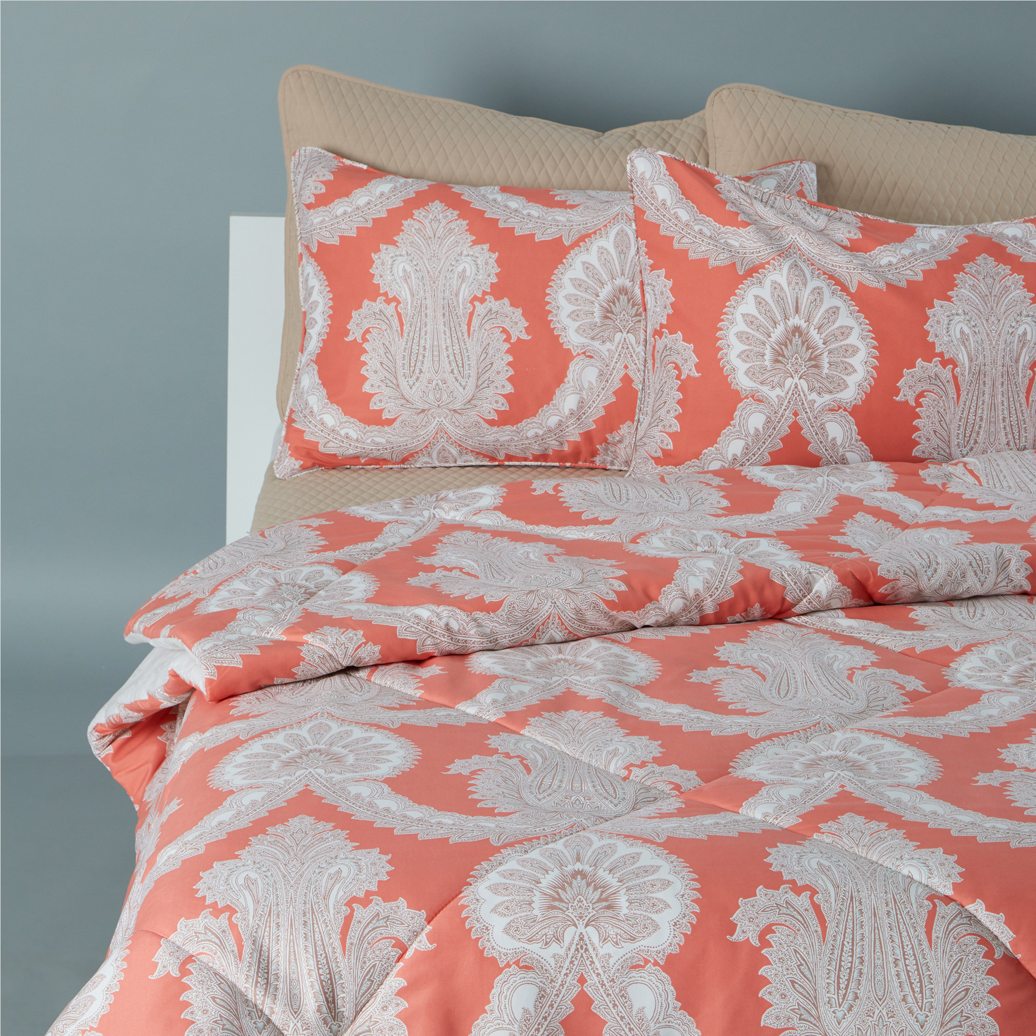 طقم لحاف كينج بطبعات 6 قطع-household-bedding-comfortersandbedspreads-comforters-image-1