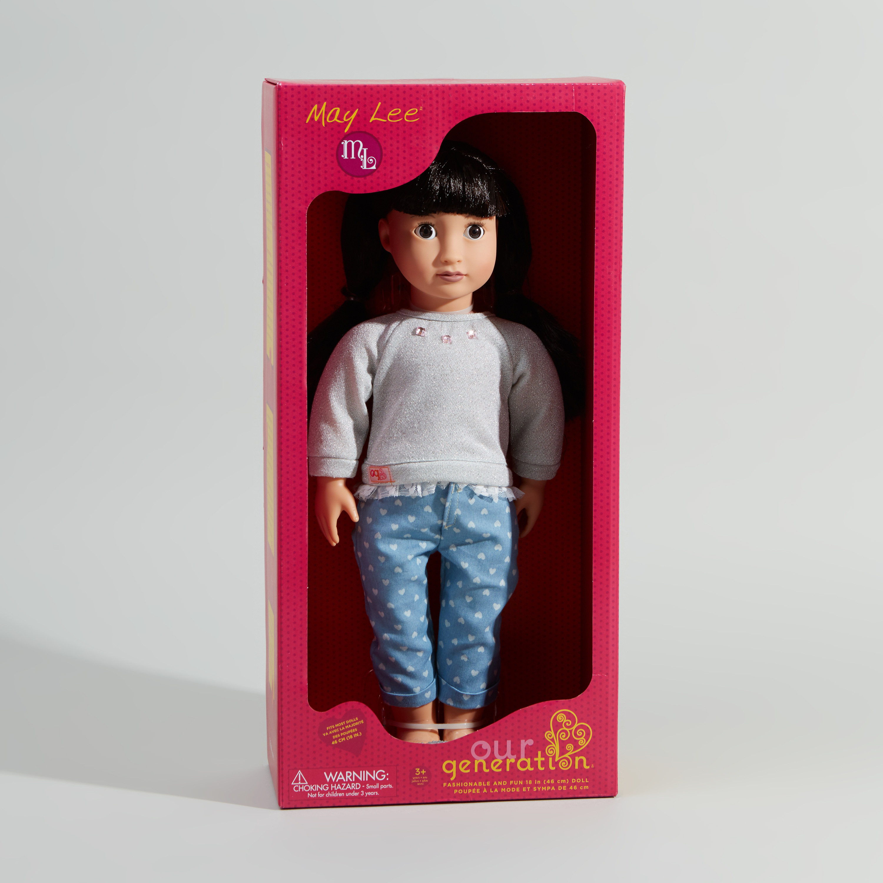 OG May Lee Asian Doll with Printed Jeans