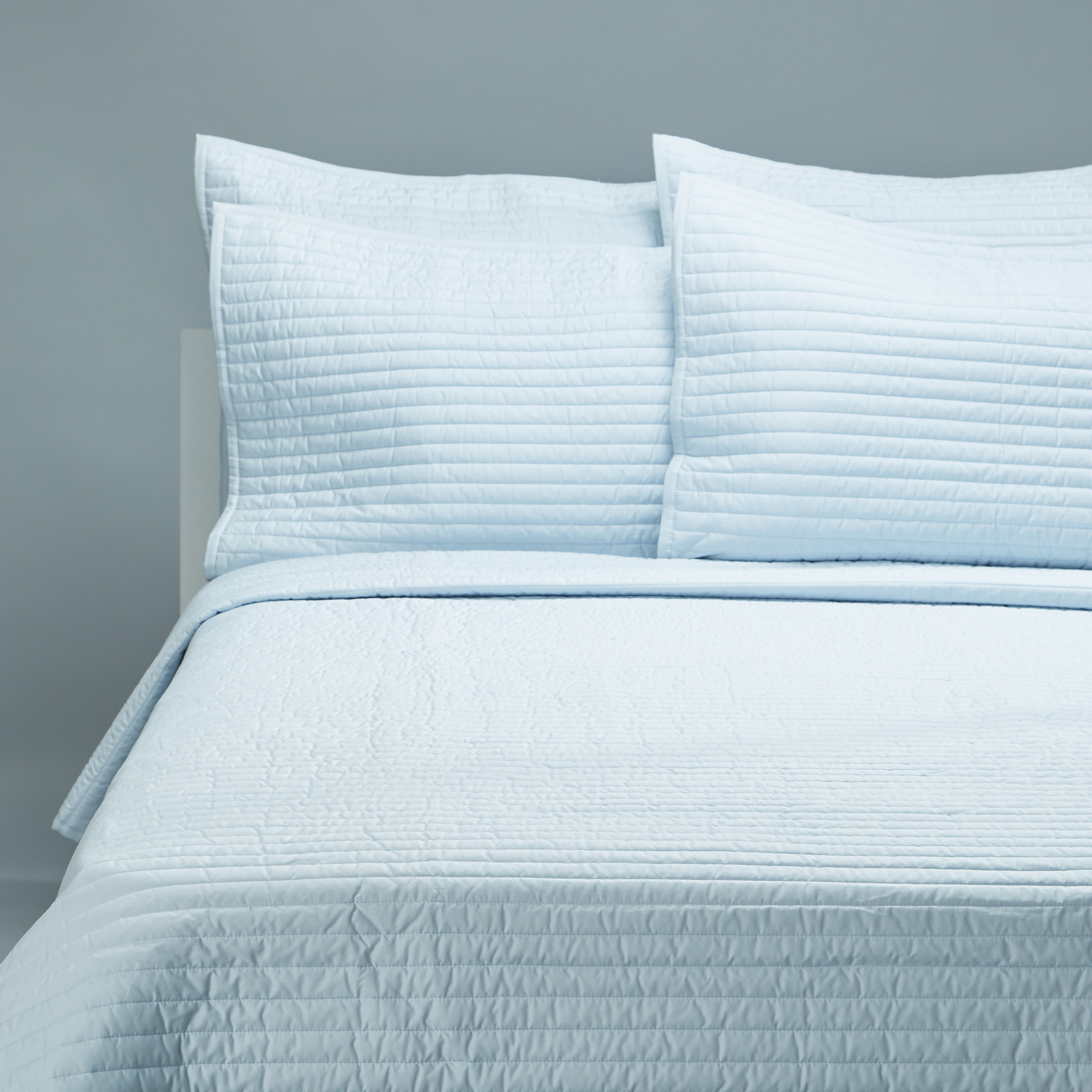 طقم مفارش سرير مبطّن - 3 قطع - 229x244 سم-household-bedding-blankets-image-1