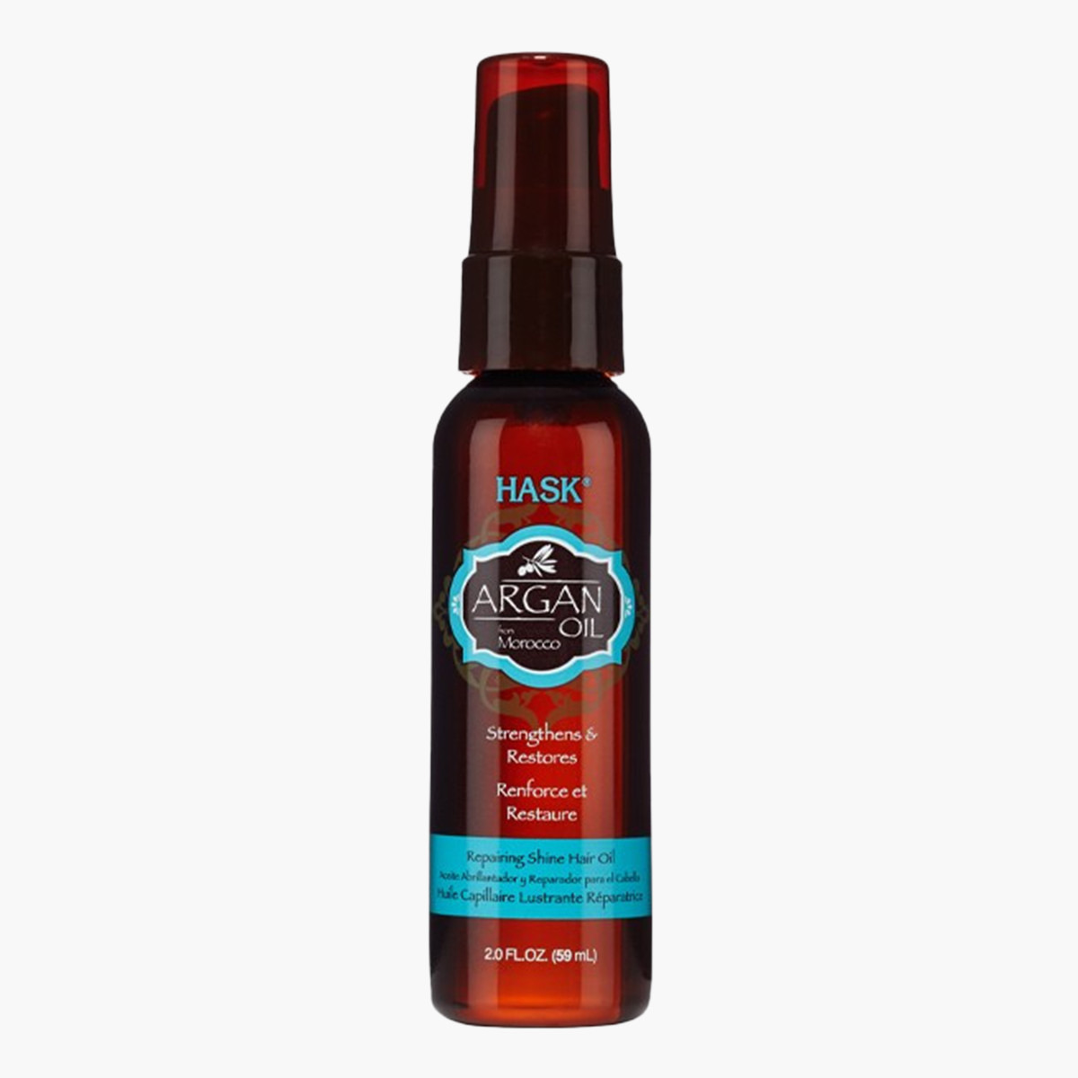 HASK Argan Oil Repairing Shine Hair Oil - 59 ml-beautyandpersonalcare-hair-haircare-hairoils-image-1