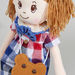 Juniors Rag Doll with Chequered Dress-Dolls and Playsets-thumbnail-2