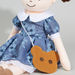 Juniors Printed Rag Doll with Bear Face Slingbag-Dolls and Playsets-thumbnail-2