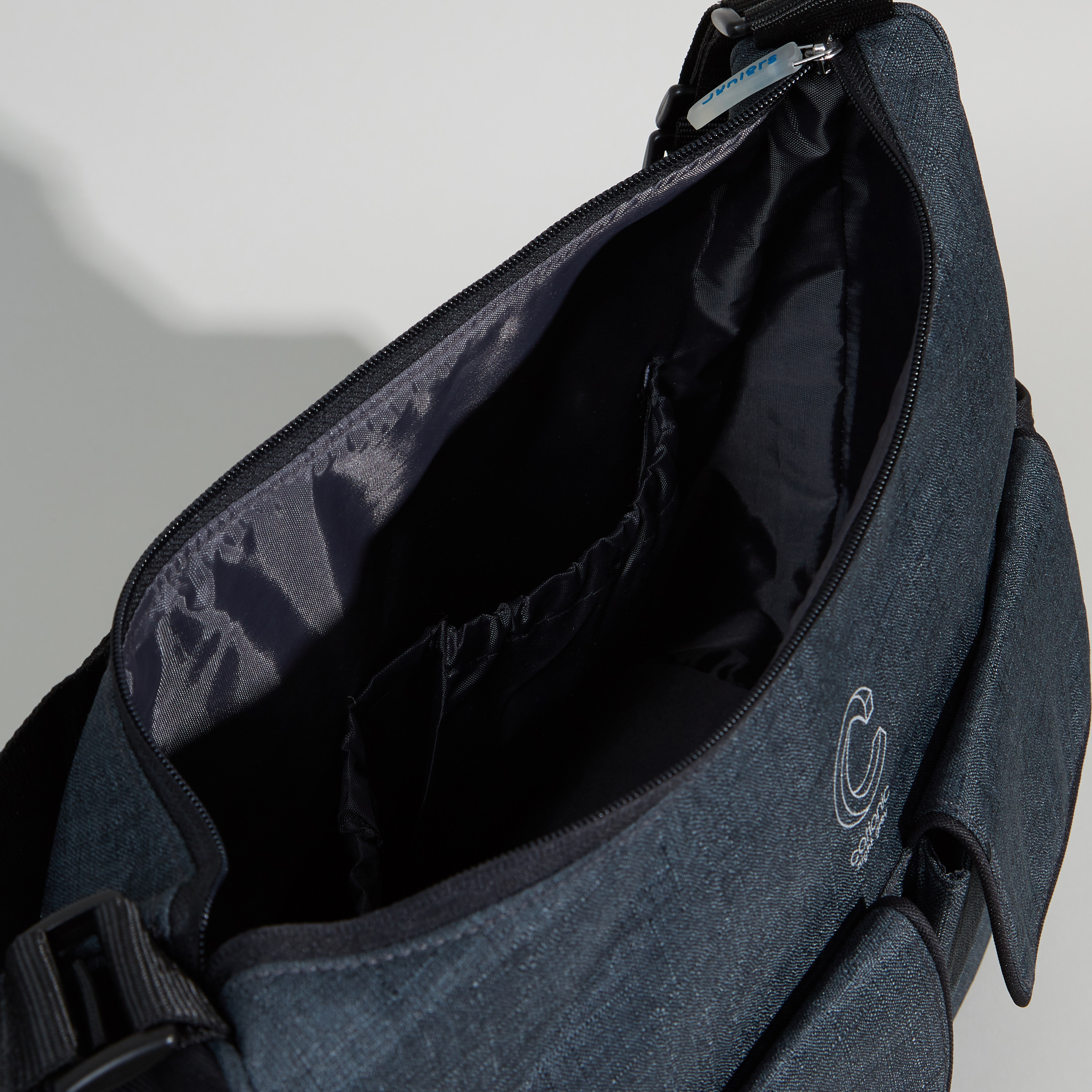 Juniors Textured Nursery Bag with Zip Closure-baby-gear-diaperbags-image-4