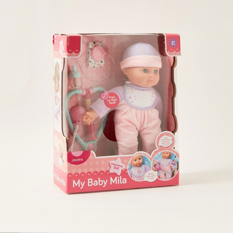 Juniors My Baby Mila Interactive Doll