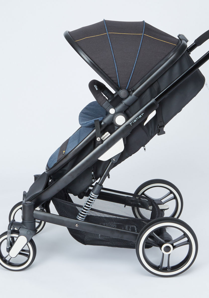 Giggles Fisher Stroller with Sun Canopy-Strollers-image-1