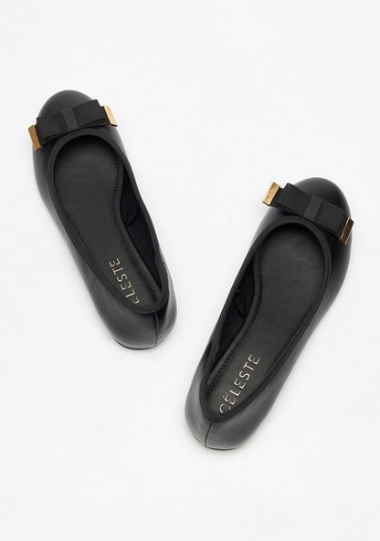 Celeste Women's Round Toe Slip-On Ballerina Shoes-Women%27s Ballerinas-image-1