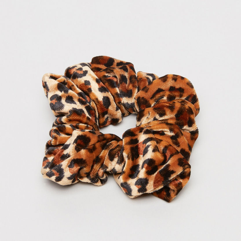 Sasha Leopard Printed Hair Tie-Hair Accessories-image-1
