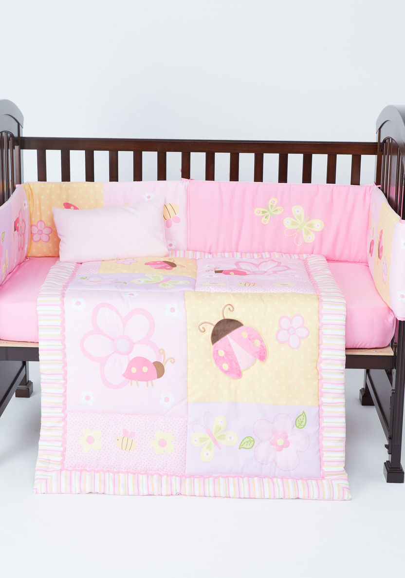 Juniors Ladybug 5-Piece Comforter Set-Baby Bedding-image-0