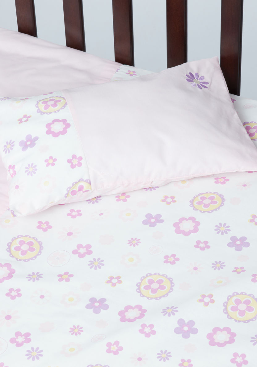 Juniors Flower Printed 2-Piece Comforter Set-Baby Bedding-image-2