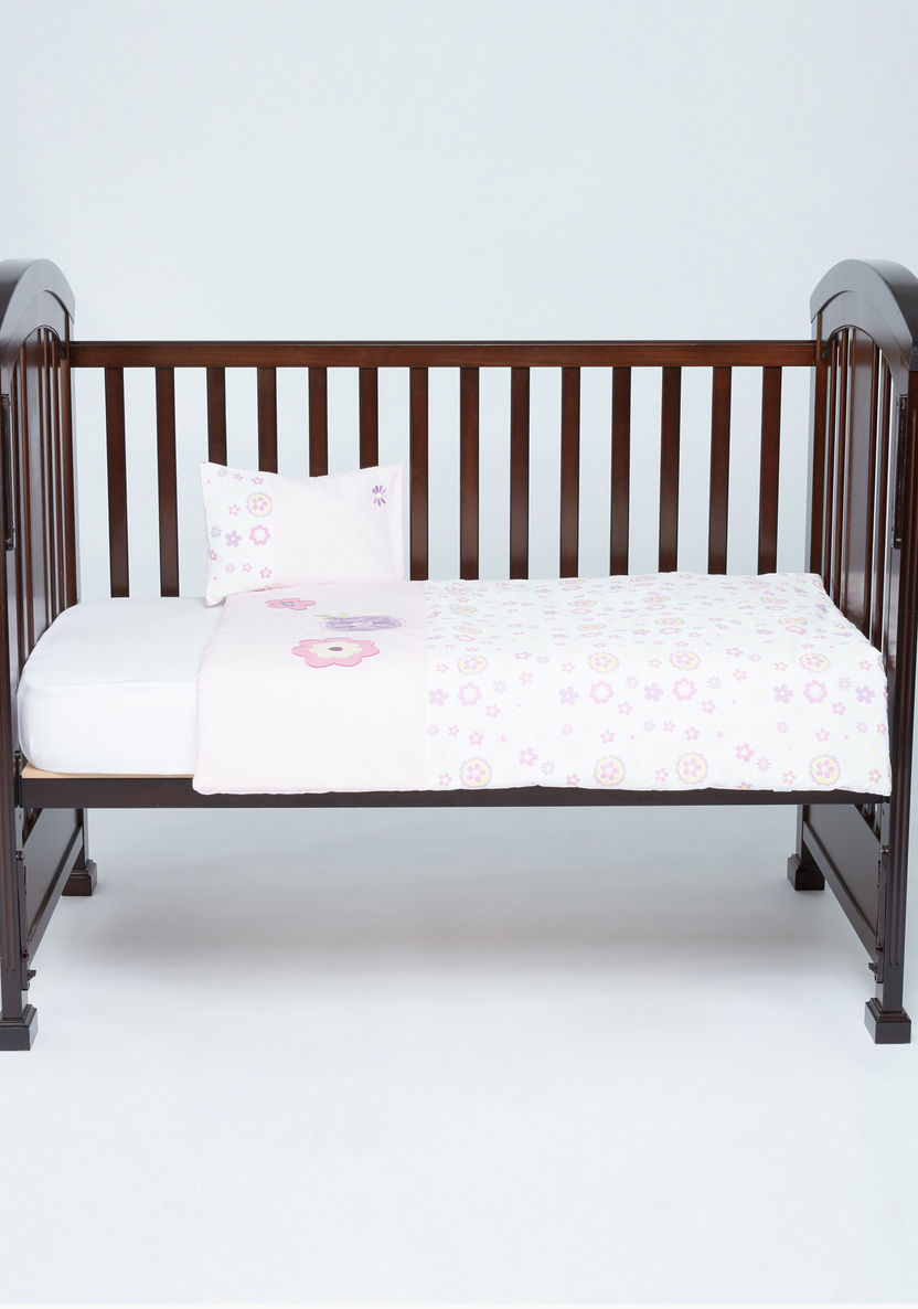 Juniors Flower Printed 2-Piece Comforter Set-Baby Bedding-image-0