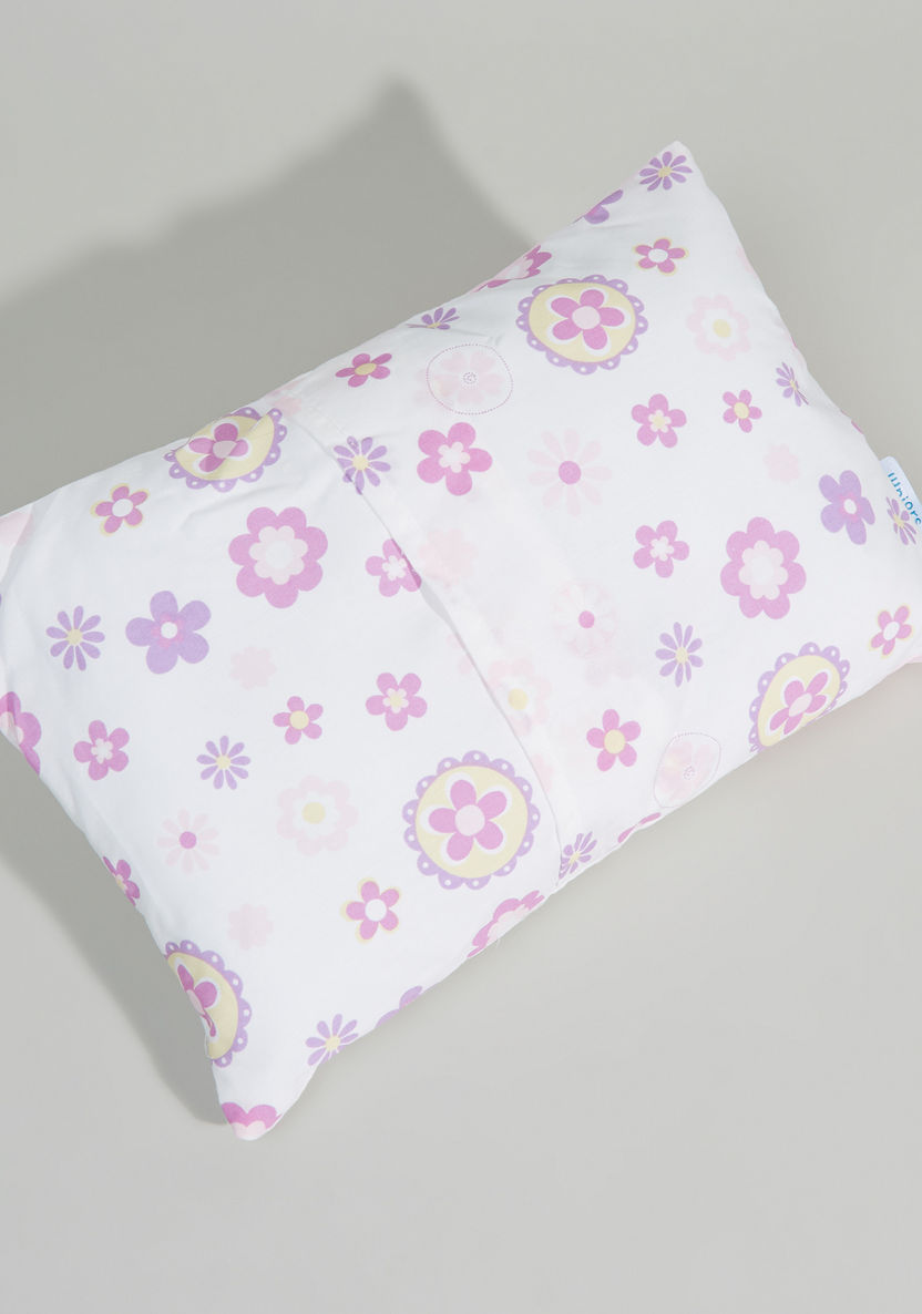 Juniors Floral Printed Pillow-Baby Bedding-image-2