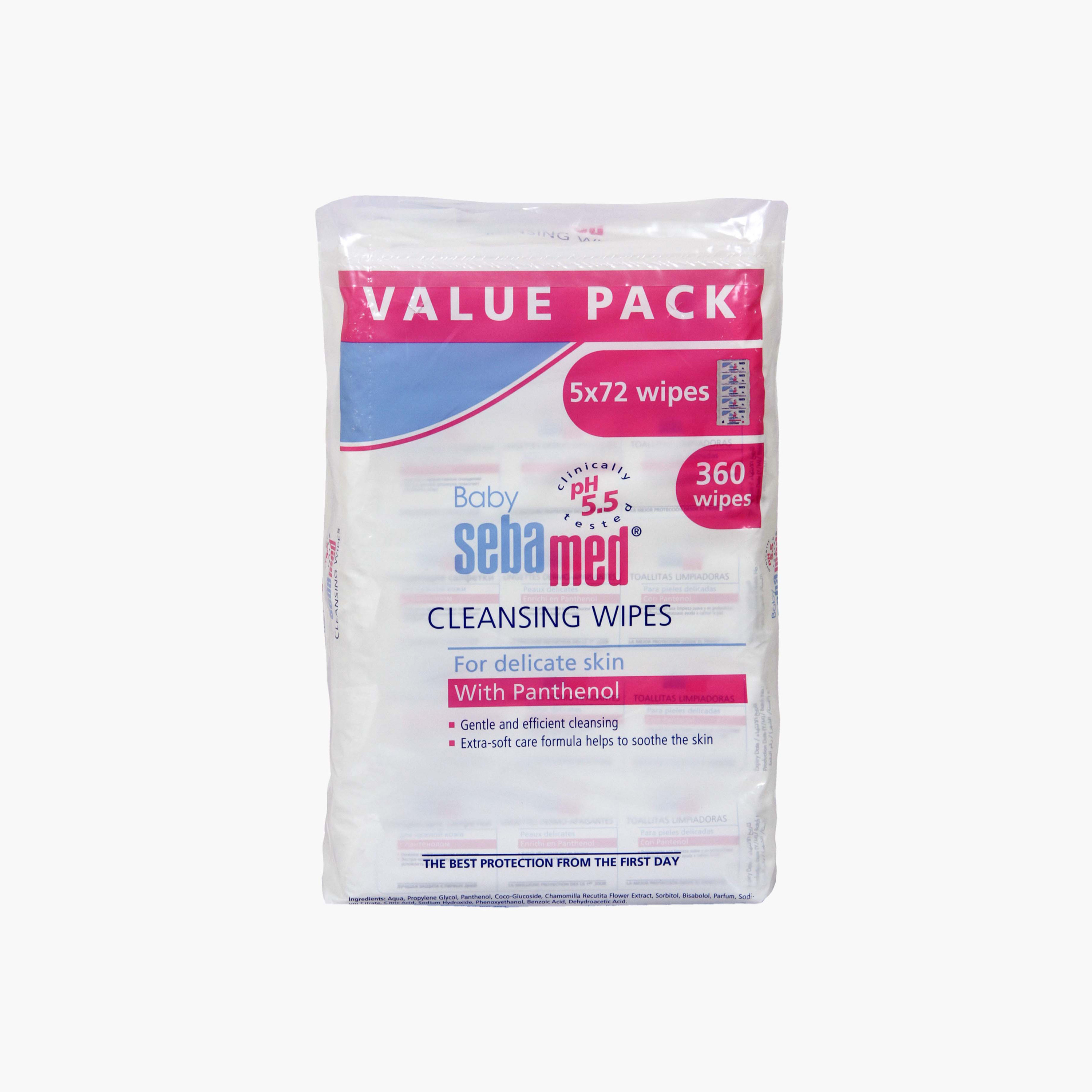 Sebamed 360-Piece Baby Wet Wipes-baby-bathandcare-wipes-image-1