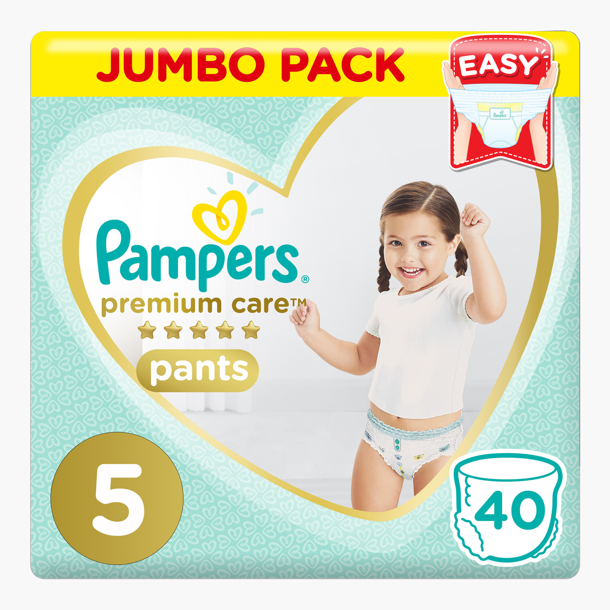 Pampers Premium Care Size 5 40-Piece Diaper Pants Pack - 11 - 18 kg-baby-diapering-diapers-image-1