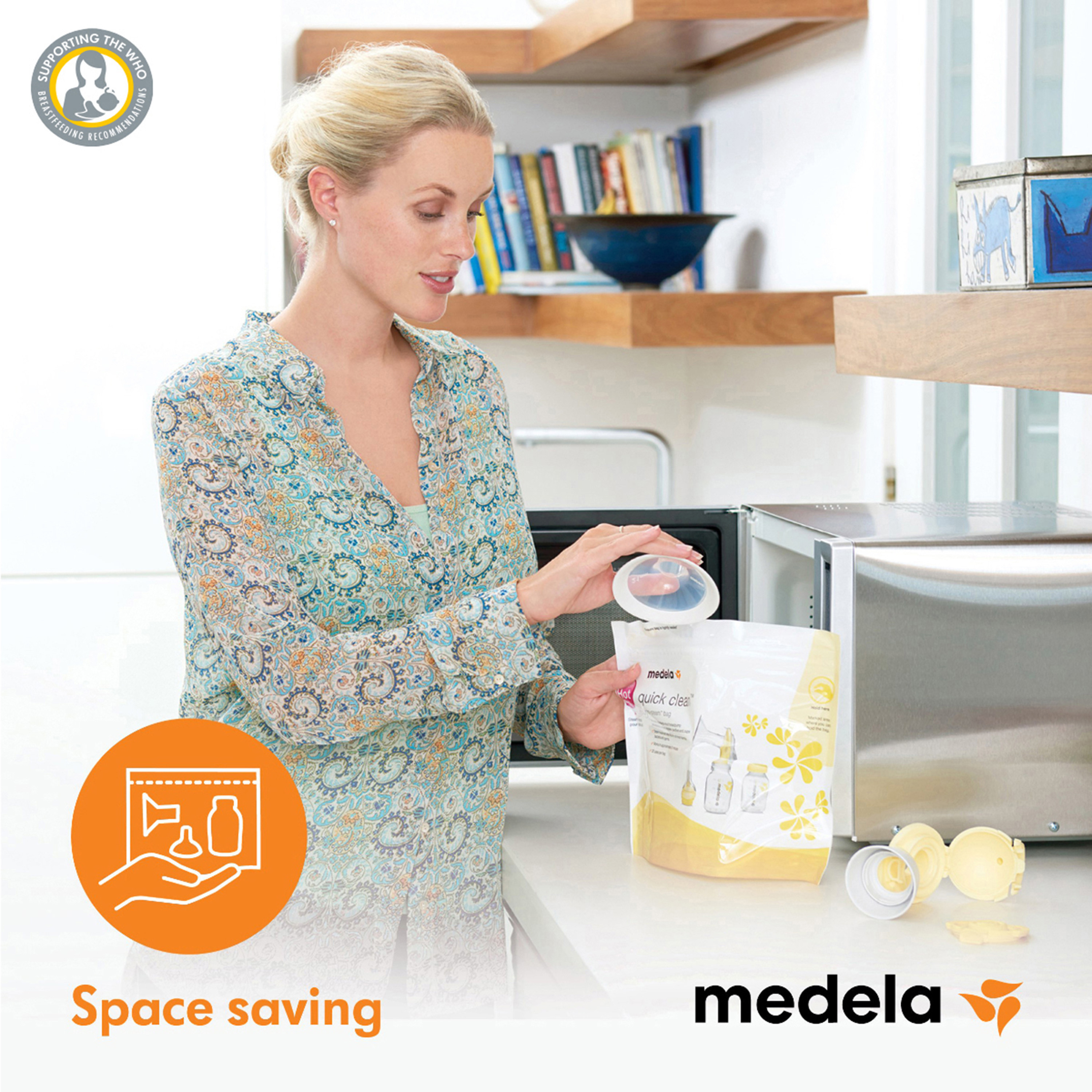 أكياس تعقيم فوري للميكروويف من ميديلا - طقم من خمس قطع.-baby-feeding-sterilizersandwarmers-image-3