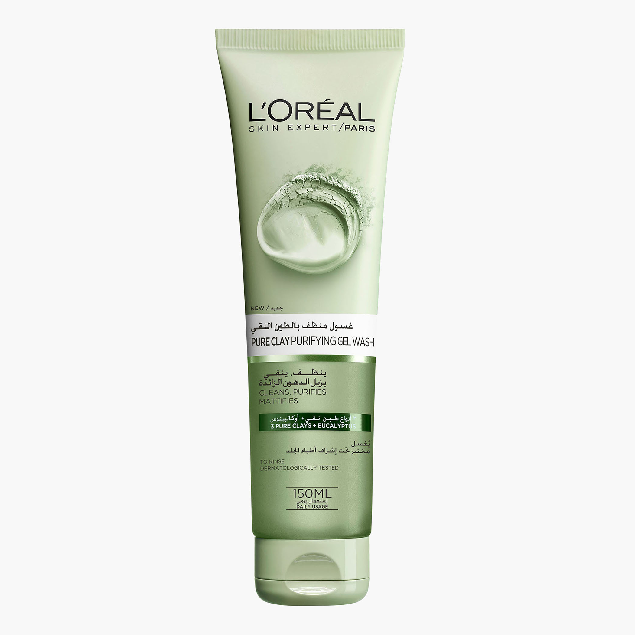 L’Oréal ParisPure Clay Purifying Eucalyptus Gel Wash-beautyandpersonalcare-skin-cleansers-facewashandcleansers-image-1