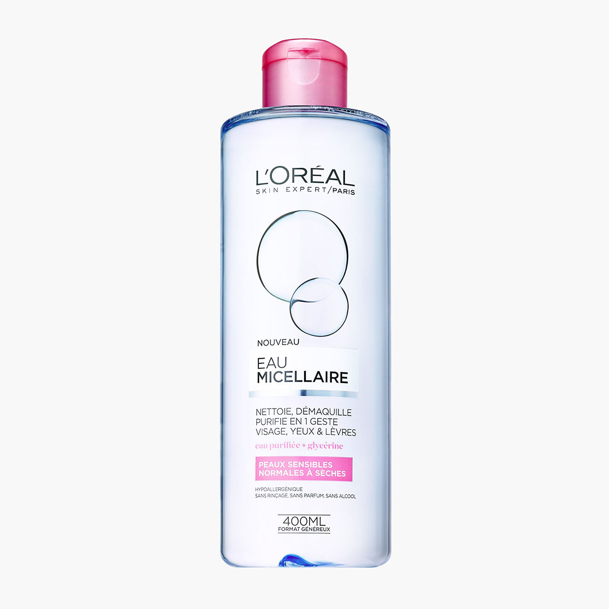 L'Oreal Micellar Water - 400 ml-beautyandpersonalcare-makeup-face-makeupremovers-image-1