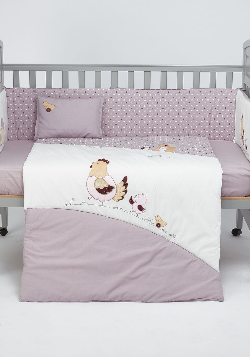 Juniors Printed 5-Piece Comforter Set with Applique Detail-Baby Bedding-image-1