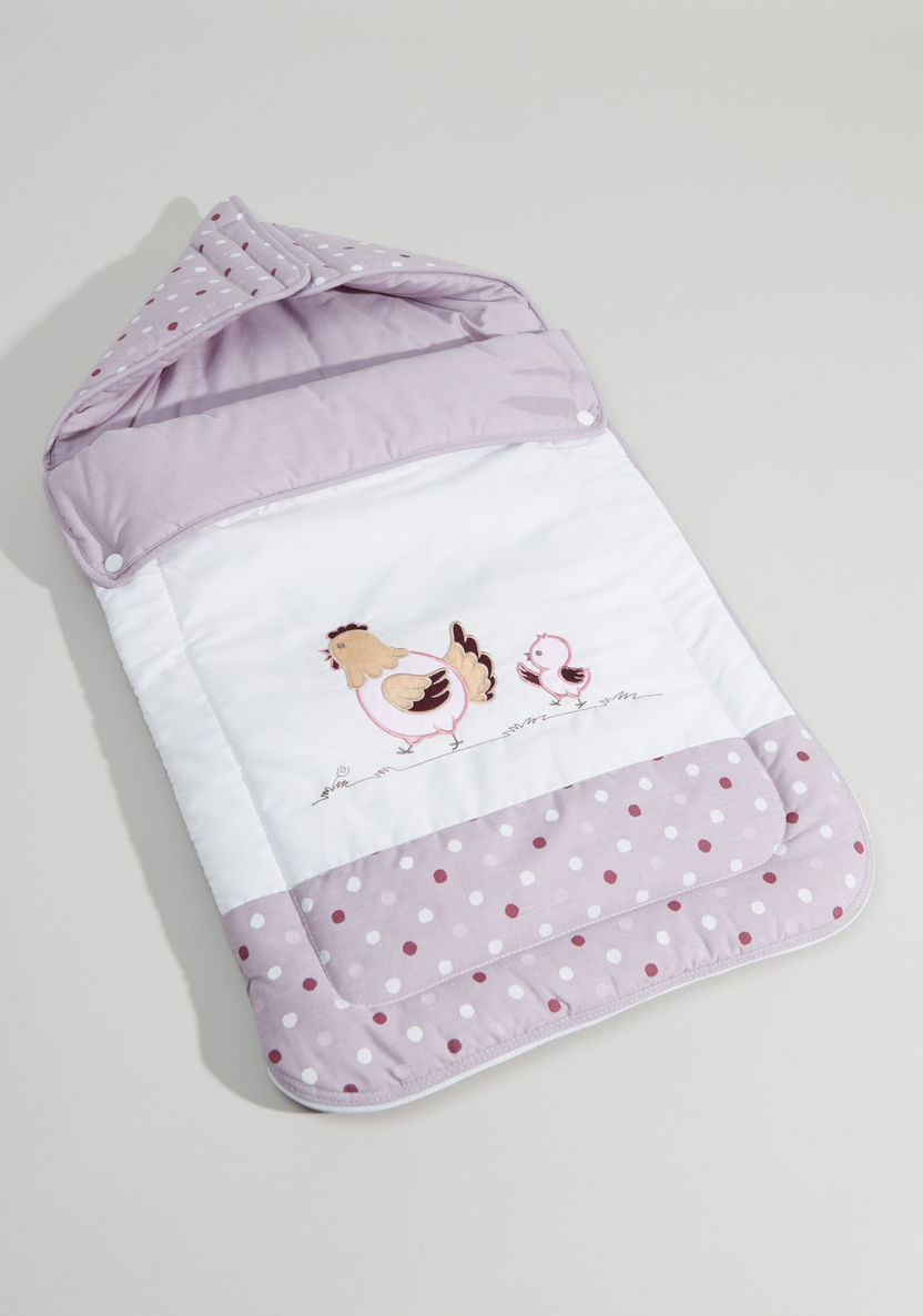 Juniors Printed Nest Bag with Zip Closure-Baby Bedding-image-0
