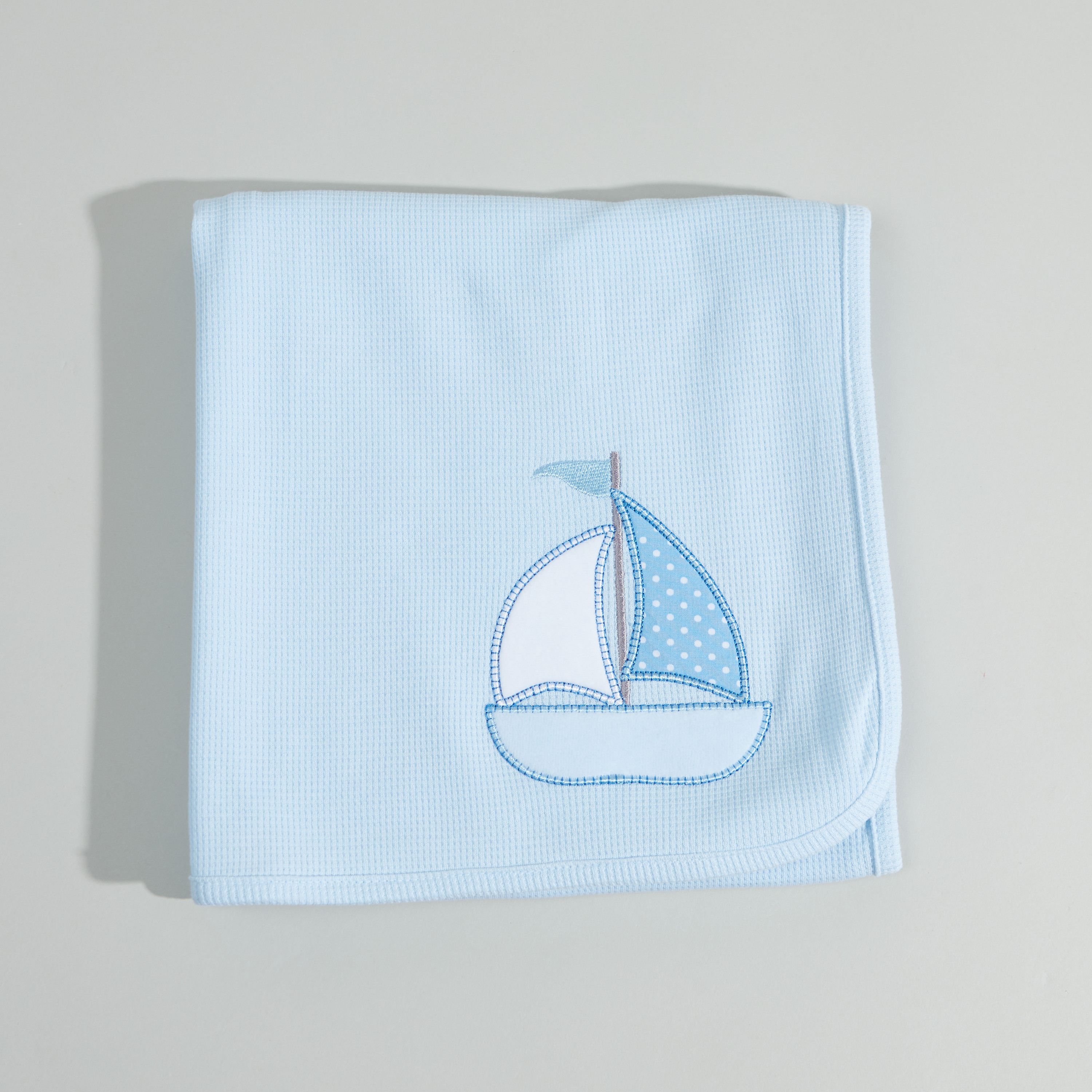 Juniors Cotton Thermal Blanket with Applique -76x102 cms-baby-nursery-blanketsandswaddles-receivingblankets-image-2