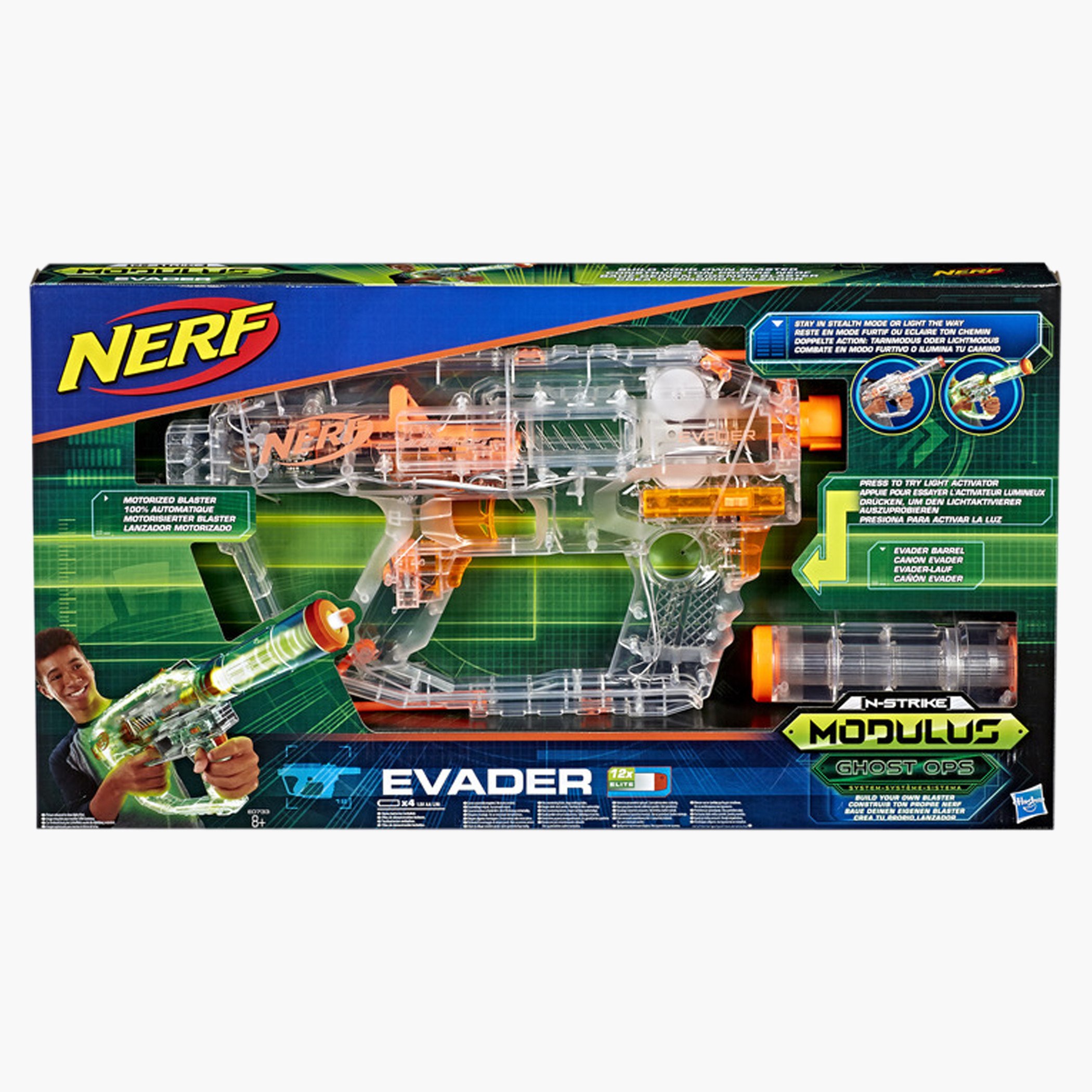 Buy Hasbro Nerf Modulus Evader Dart Gun Toy Set Online Babyshop UAE