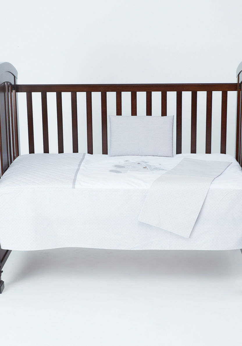Juniors Applique Detail 3-Piece Quilt Set-Baby Bedding-image-0